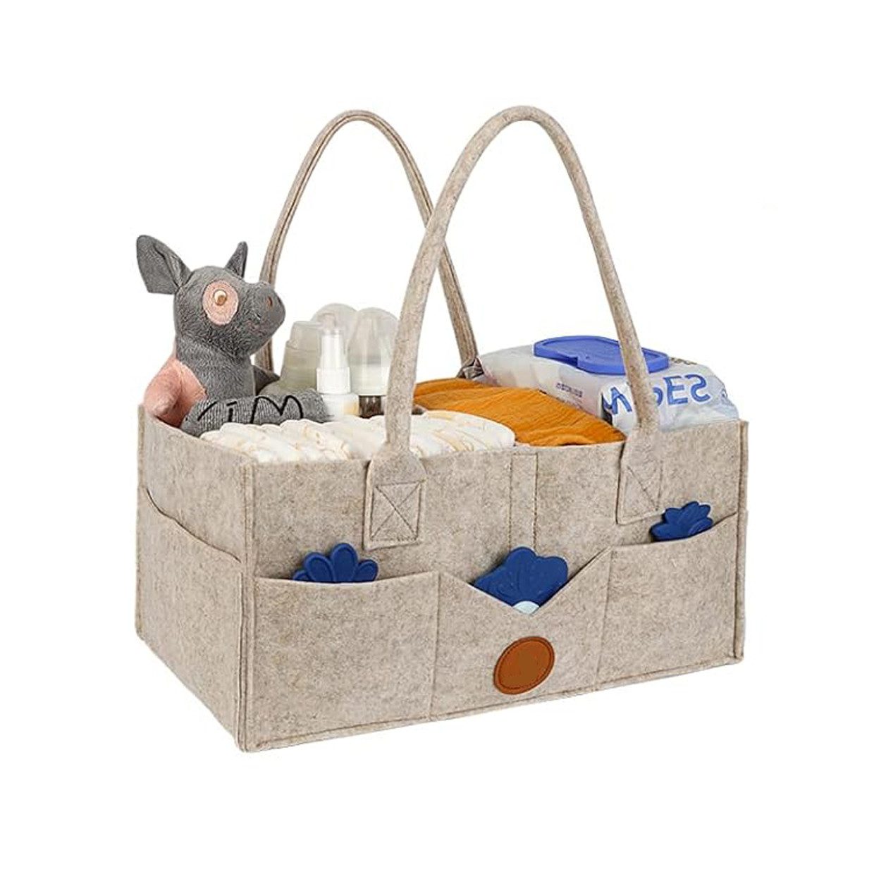 Coonoor Allzweckkorb Baby Windeltasche, mit abnehmbaren Fächern, Aufbewahru günstig online kaufen
