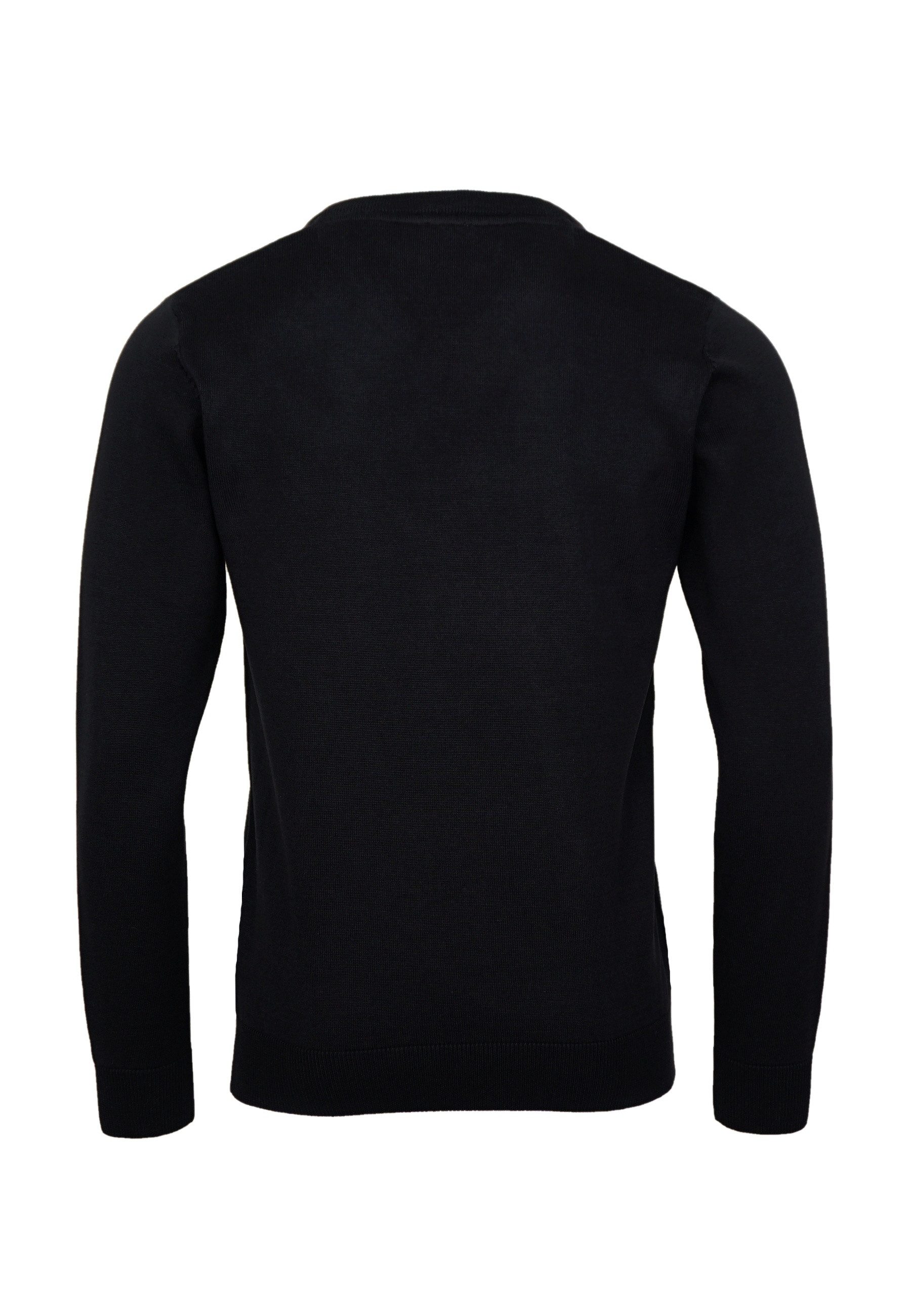 U.S. Polo Assn. Strickpullover Pullover V-Neck Feinstrick (1-tlg)