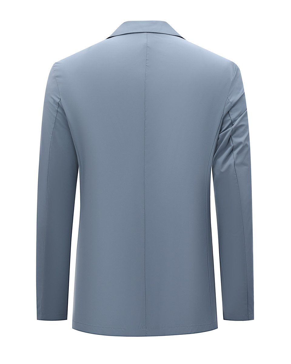 Allthemen Sweatsakko Herren sportliche Anzugjacke mit Revers leichte dünne Sommerjacke