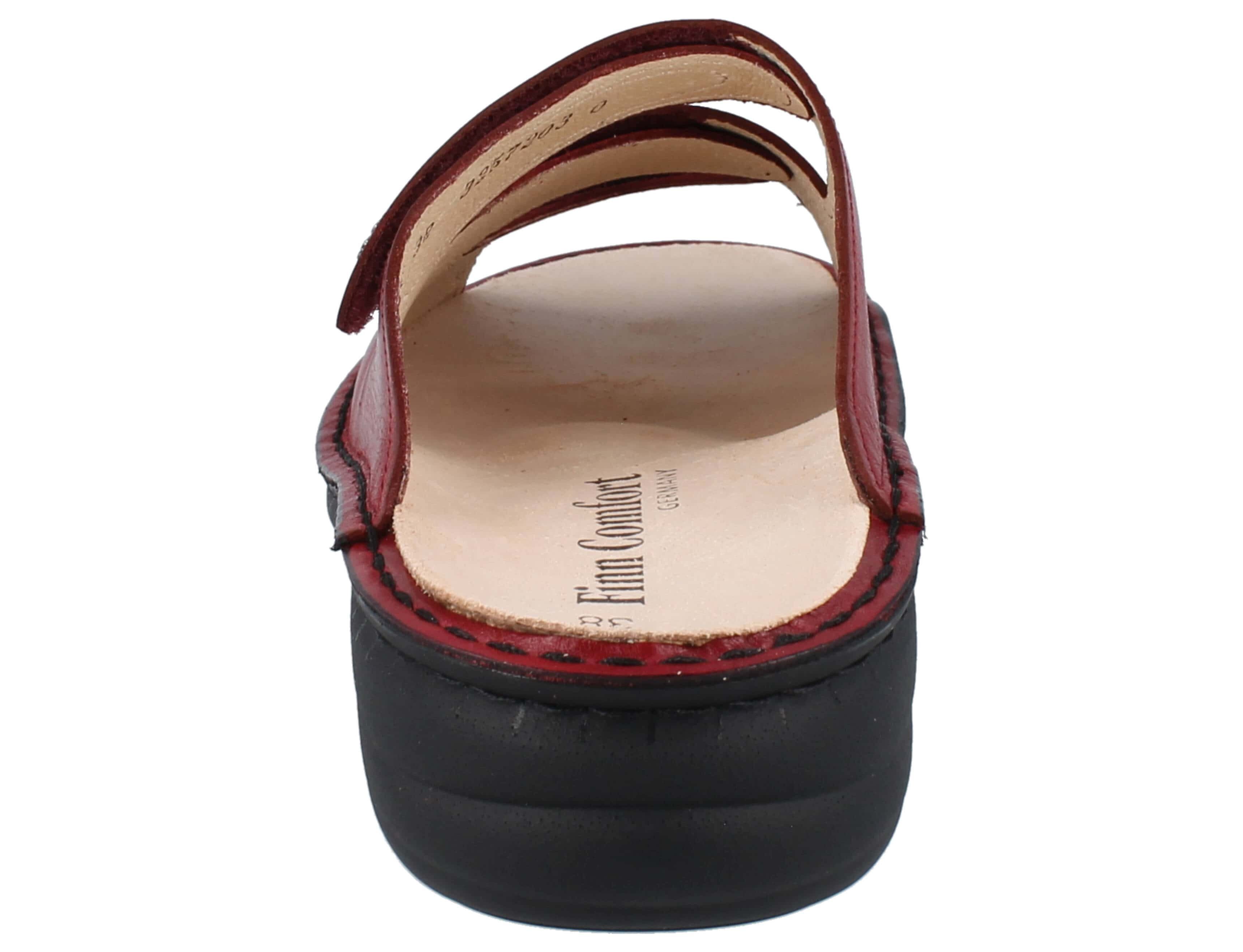Finn Comfort Hellas, rot Pantolette Wechselfußbett