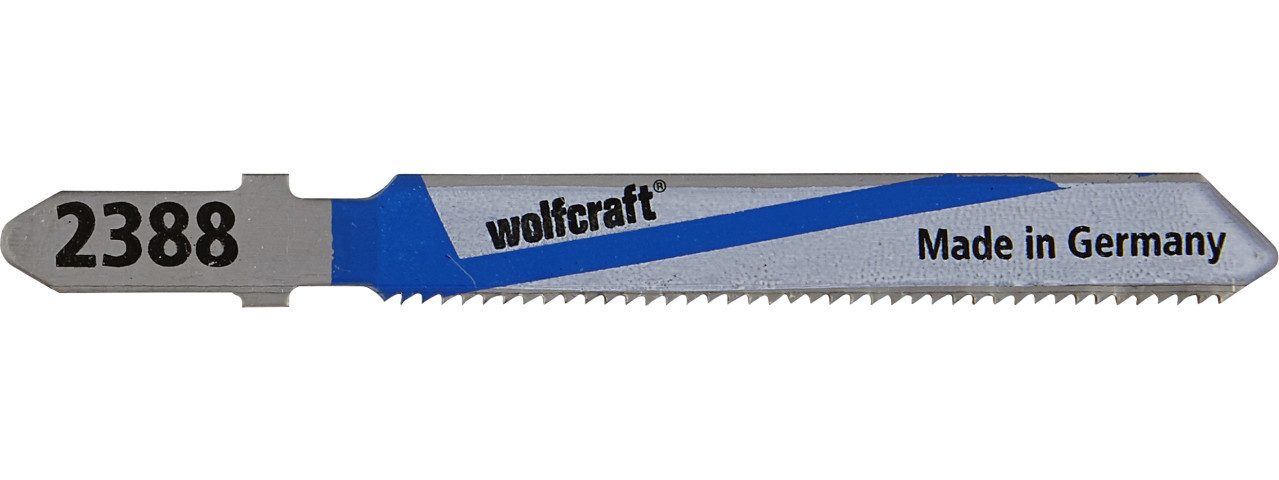 Wolfcraft Stichsägeblatt Wolfcraft Stichsägeblätter 2388000 75 mm T-Schaft