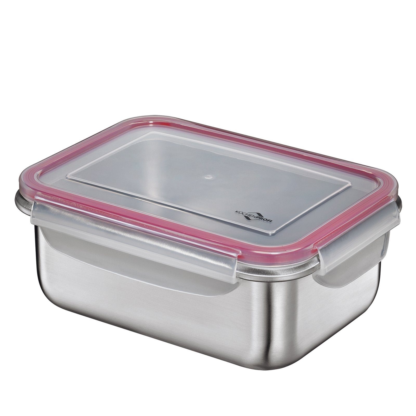 Neuetischkultur Lunchbox Lunchbox, Vorratsbox Metall, Edelstahl/Kunststoff, (Stück, 1-tlg., 1 Lunchbox Vorratsdose)