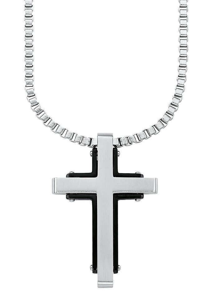 s.Oliver Kette mit Anhänger Halskette Kreuz, günstig online kaufen