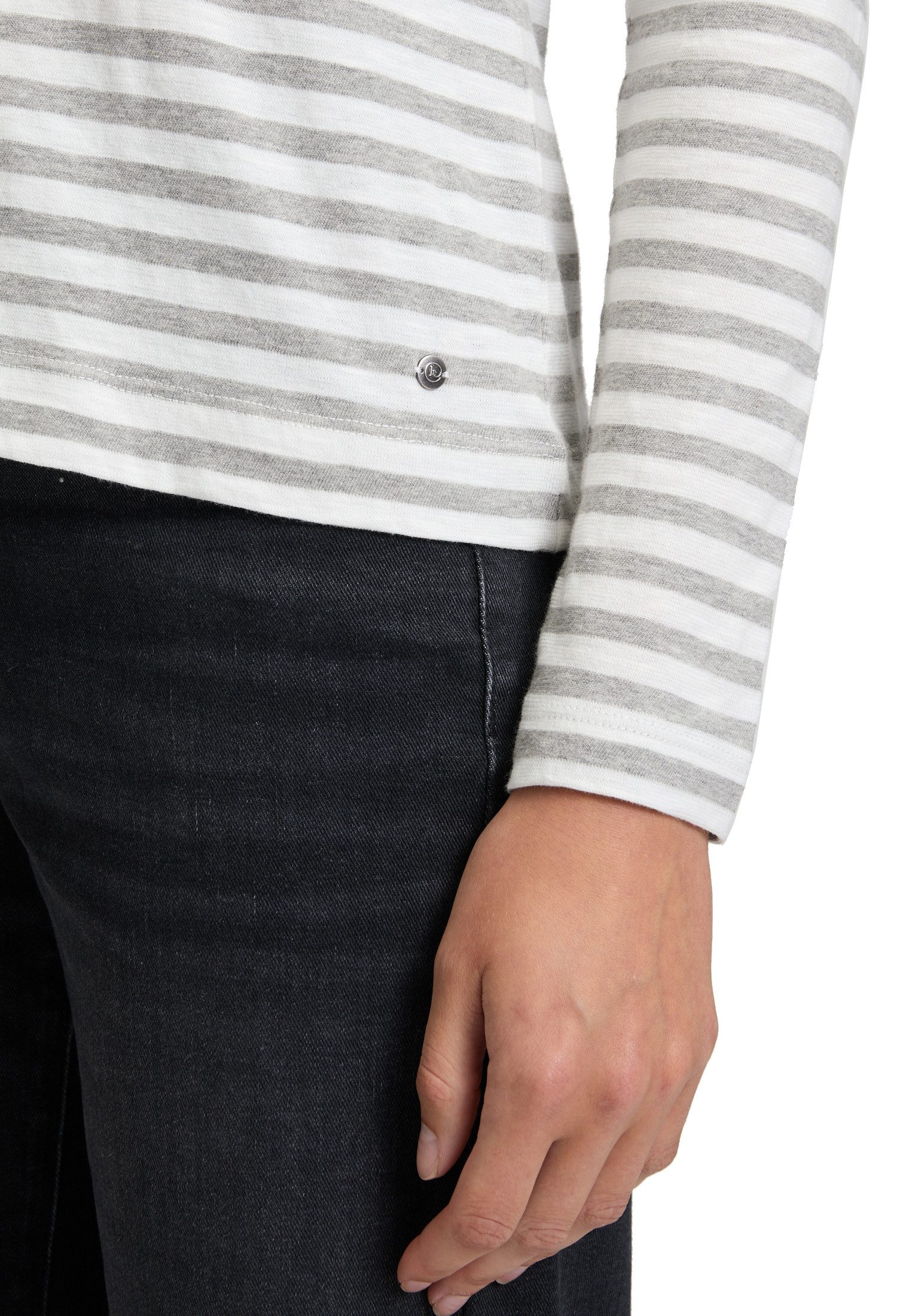 Betty&Co Kurzarmshirt Damen mit U-Boot-Ausschnitt (1-tlg)