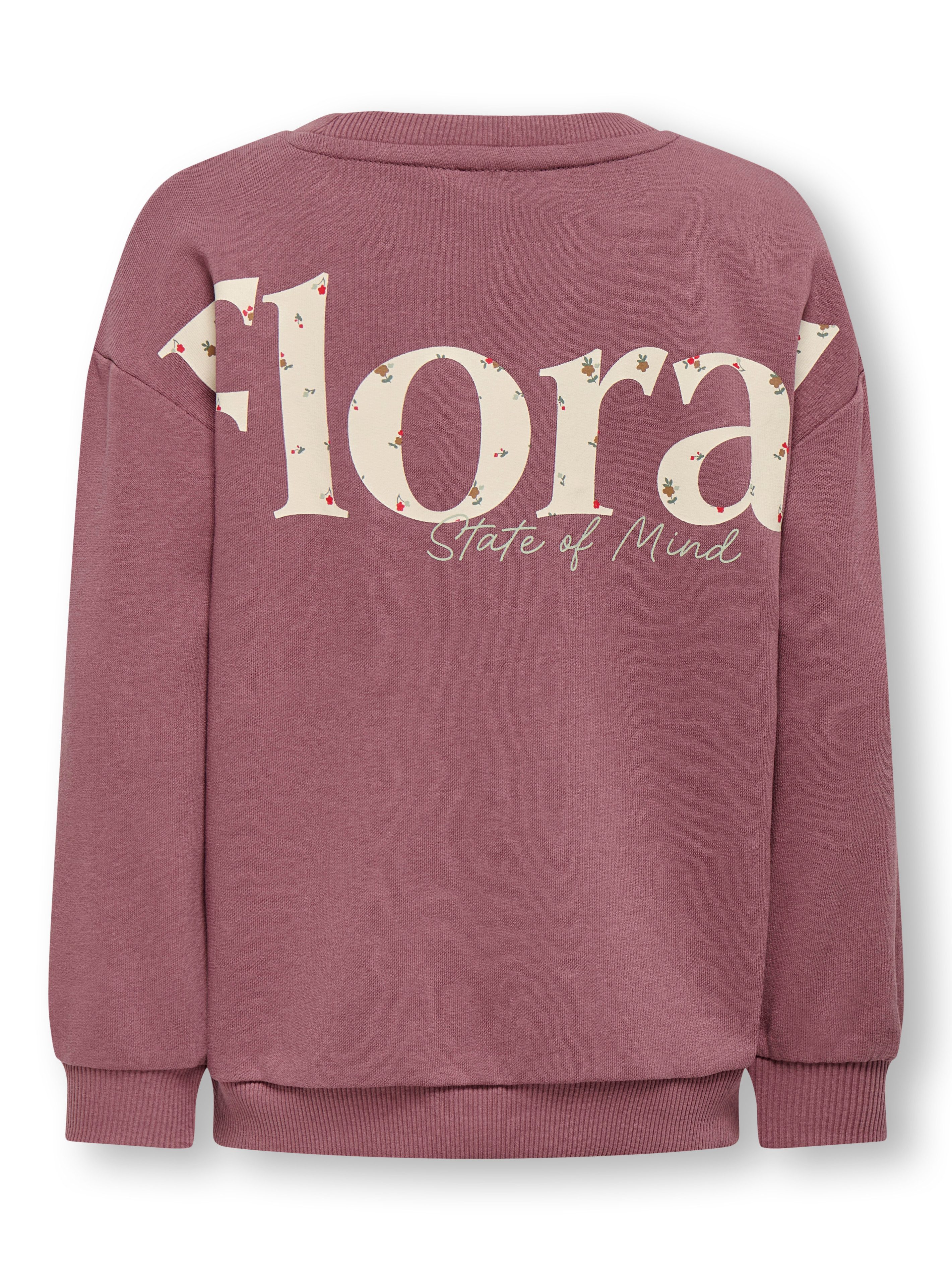 KIDS ONLY Sweatshirt KMGGEORGIA LIFE LS PRINT UB SWT NOOS