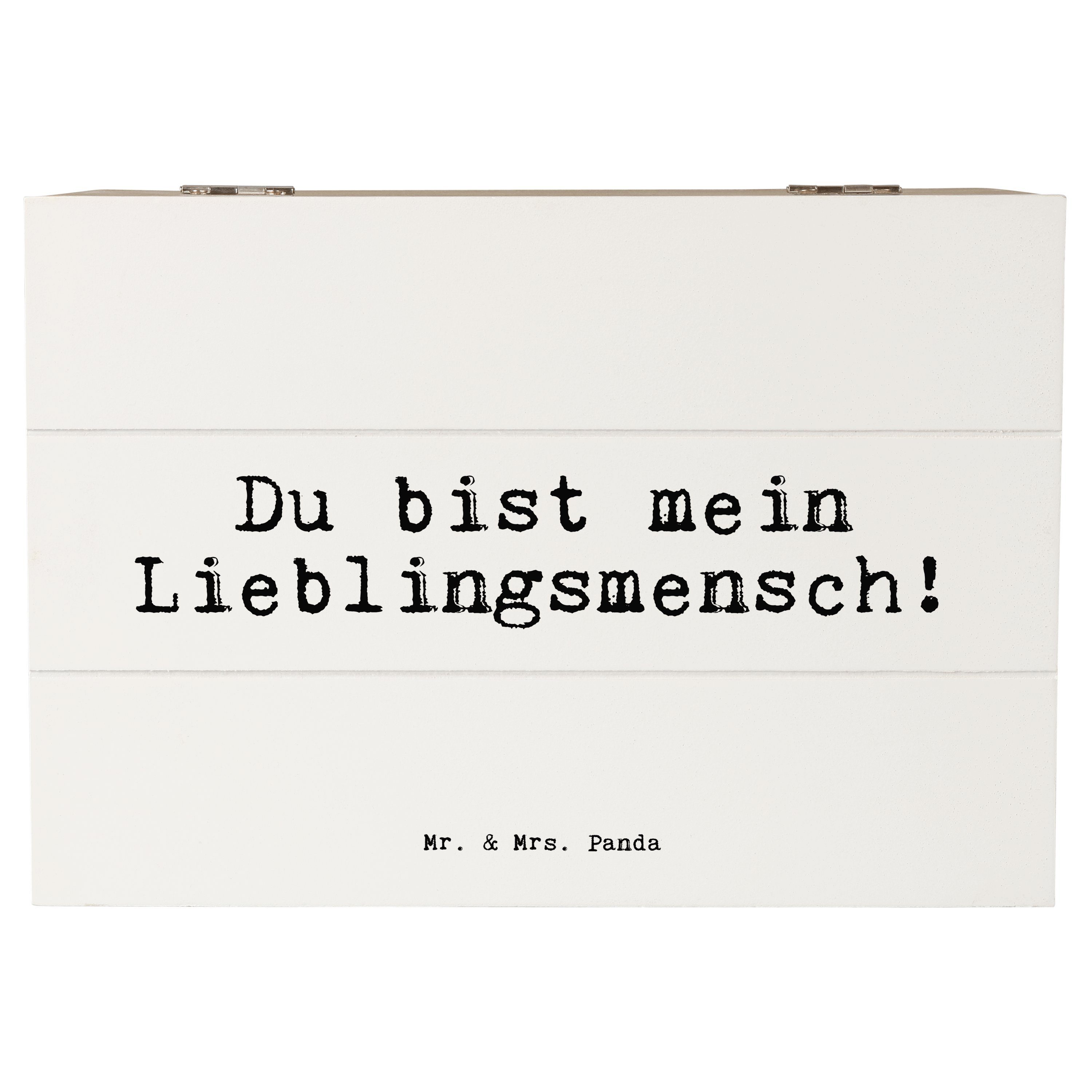 Mr. & Mrs. Panda Dekokiste »Du bist mein Lieblingsmensch! Weiß