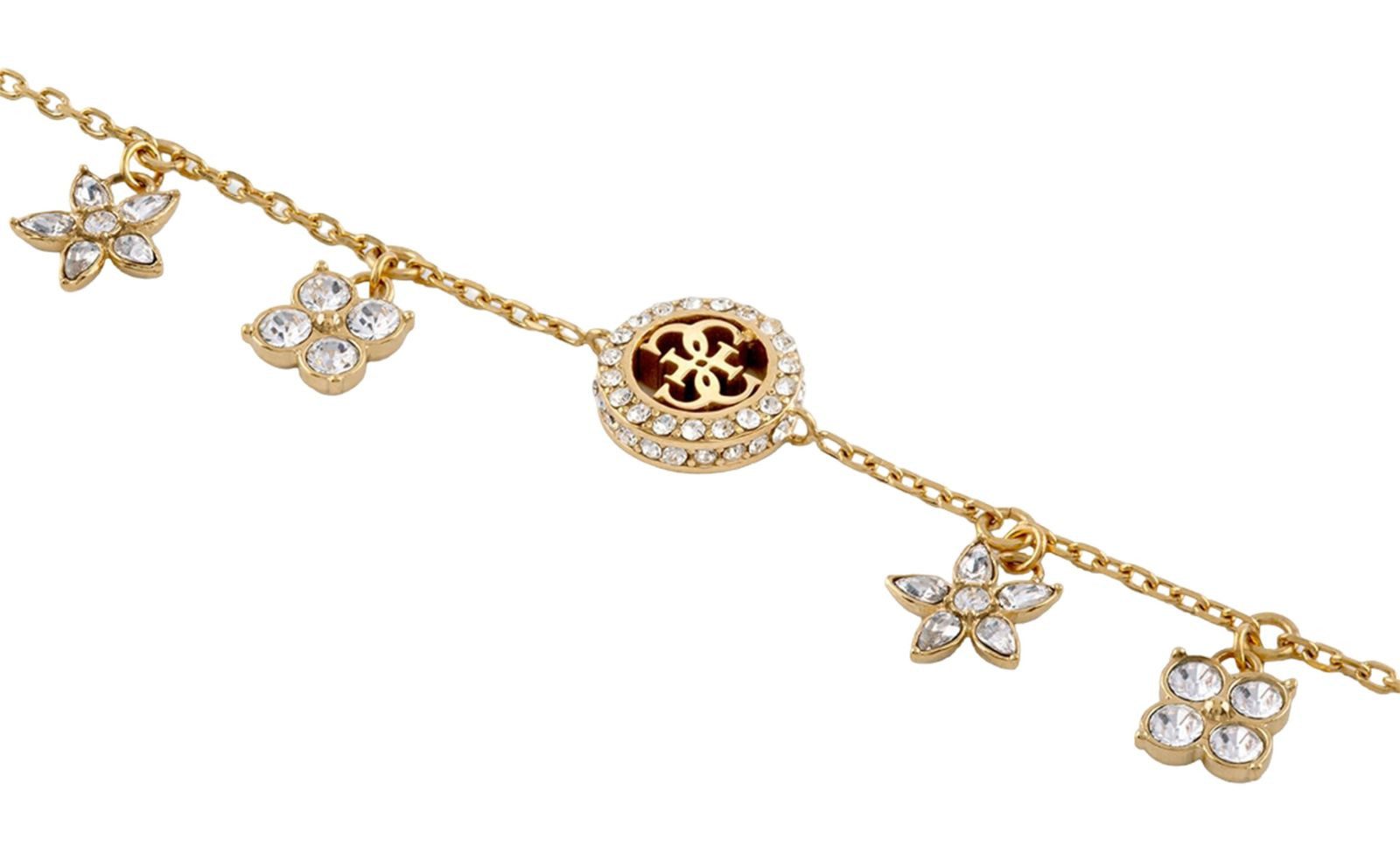 Guess Gliederarmband Flower Charms Bracelet