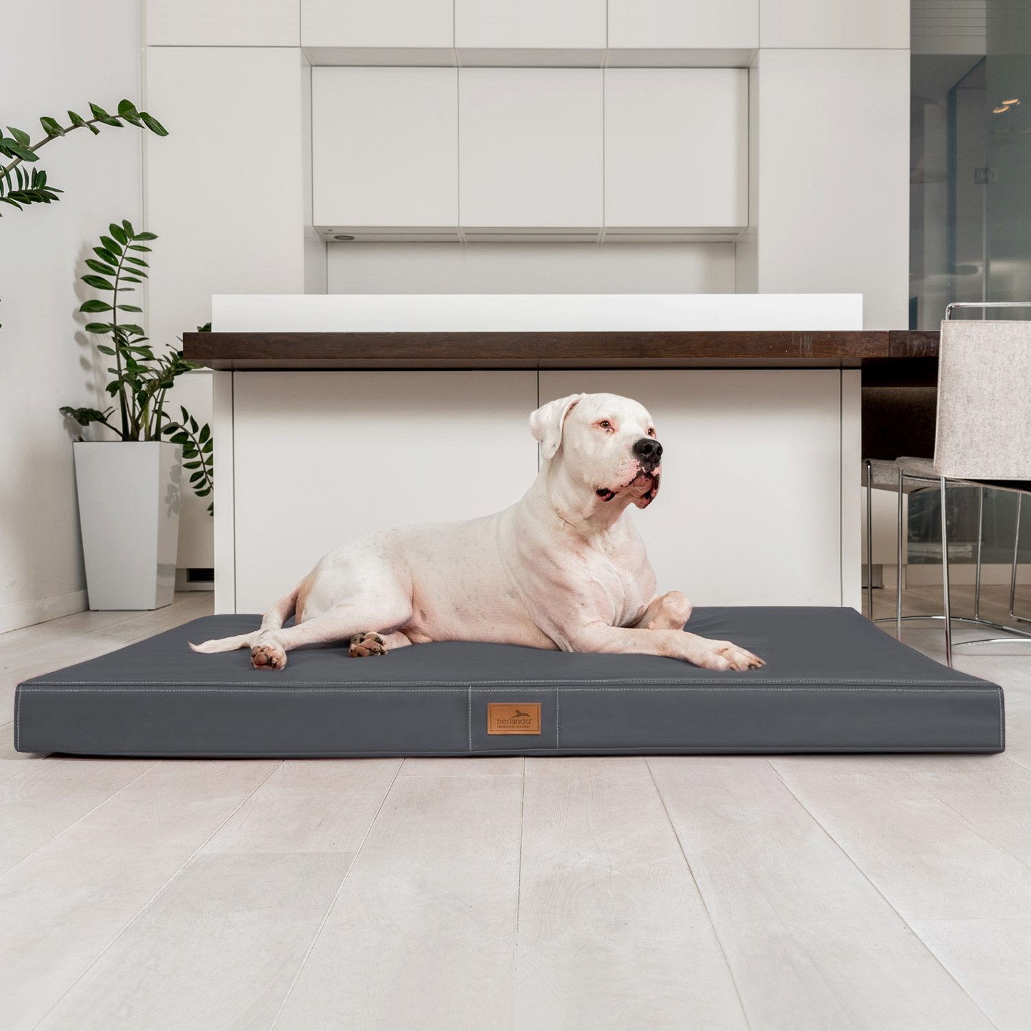Thumbnail - tierlando® Tierbett OSCAR VISCO Orthopädische Hundematte Matratze, Abwischbar, Haar resistent, ergonomisch