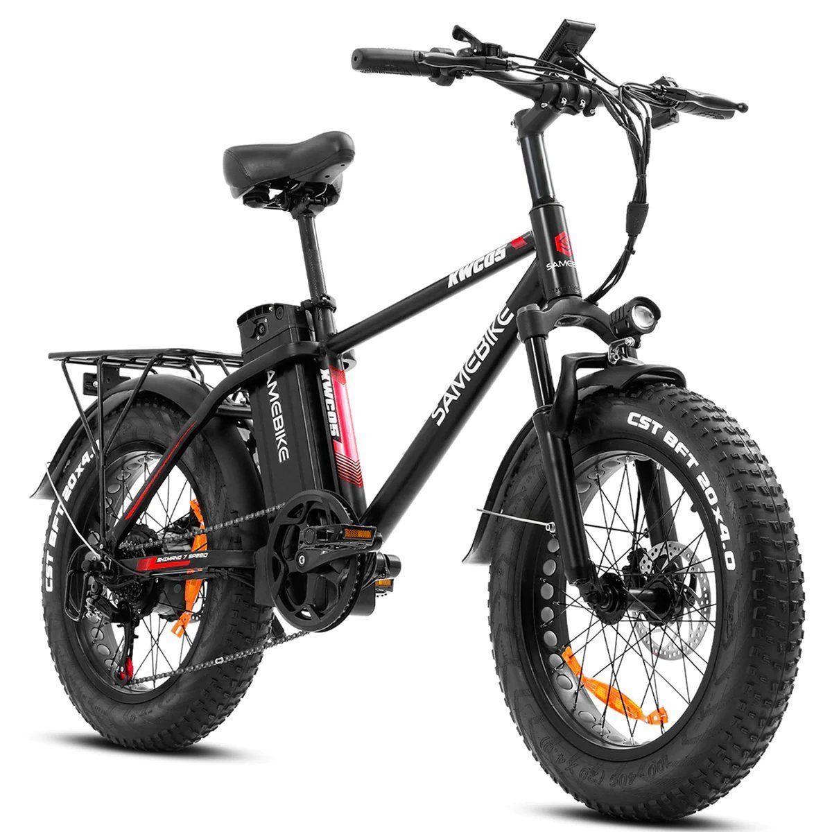 SAMEBIKE E-Bike »XWC05 Elektrofahrrad 26 Zoll Ebike für Erwachsene 25km/h  48V 13Ah«
