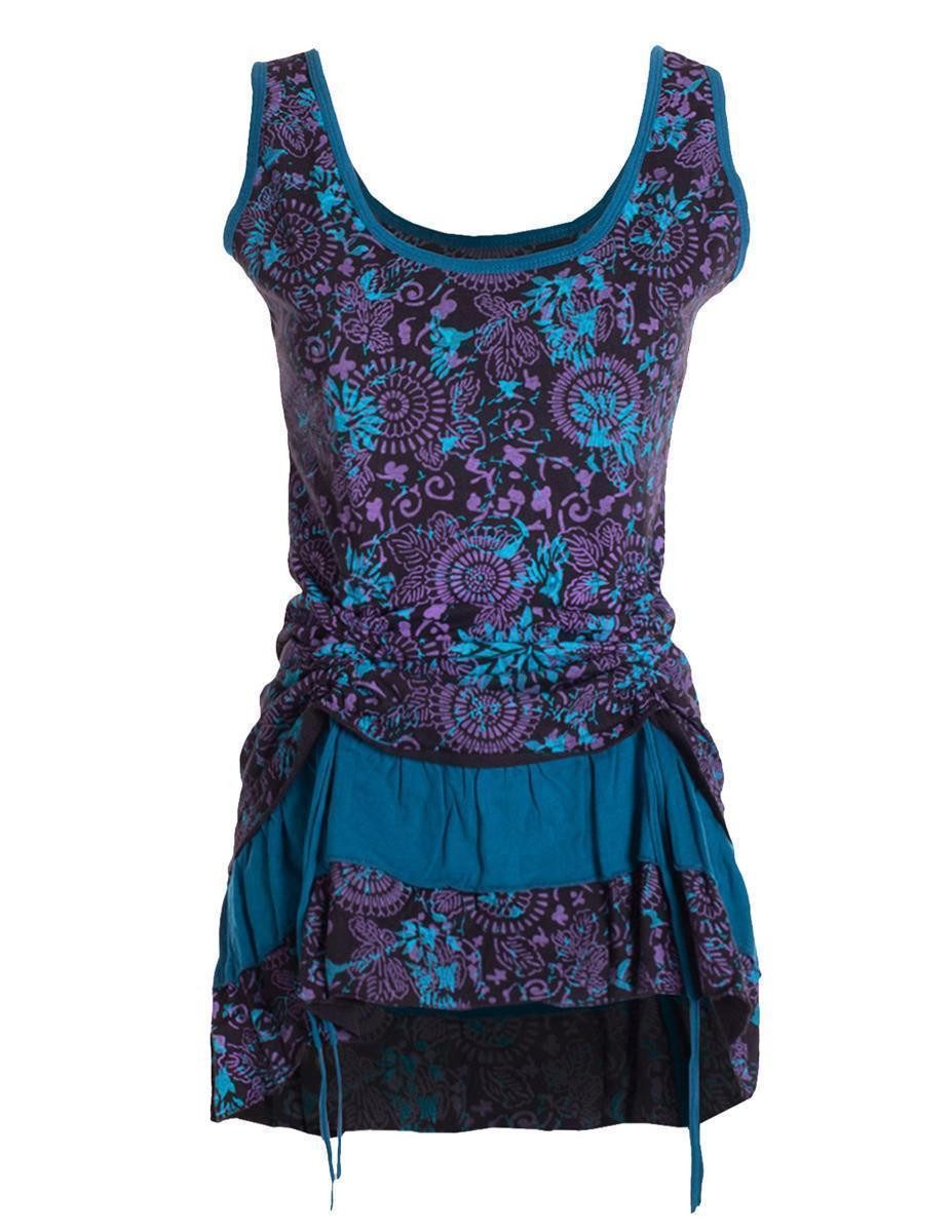 Vishes Tunikakleid Vishes - Damen Lagen-Look Jersey-Tunika Sommerkleid Träg günstig online kaufen