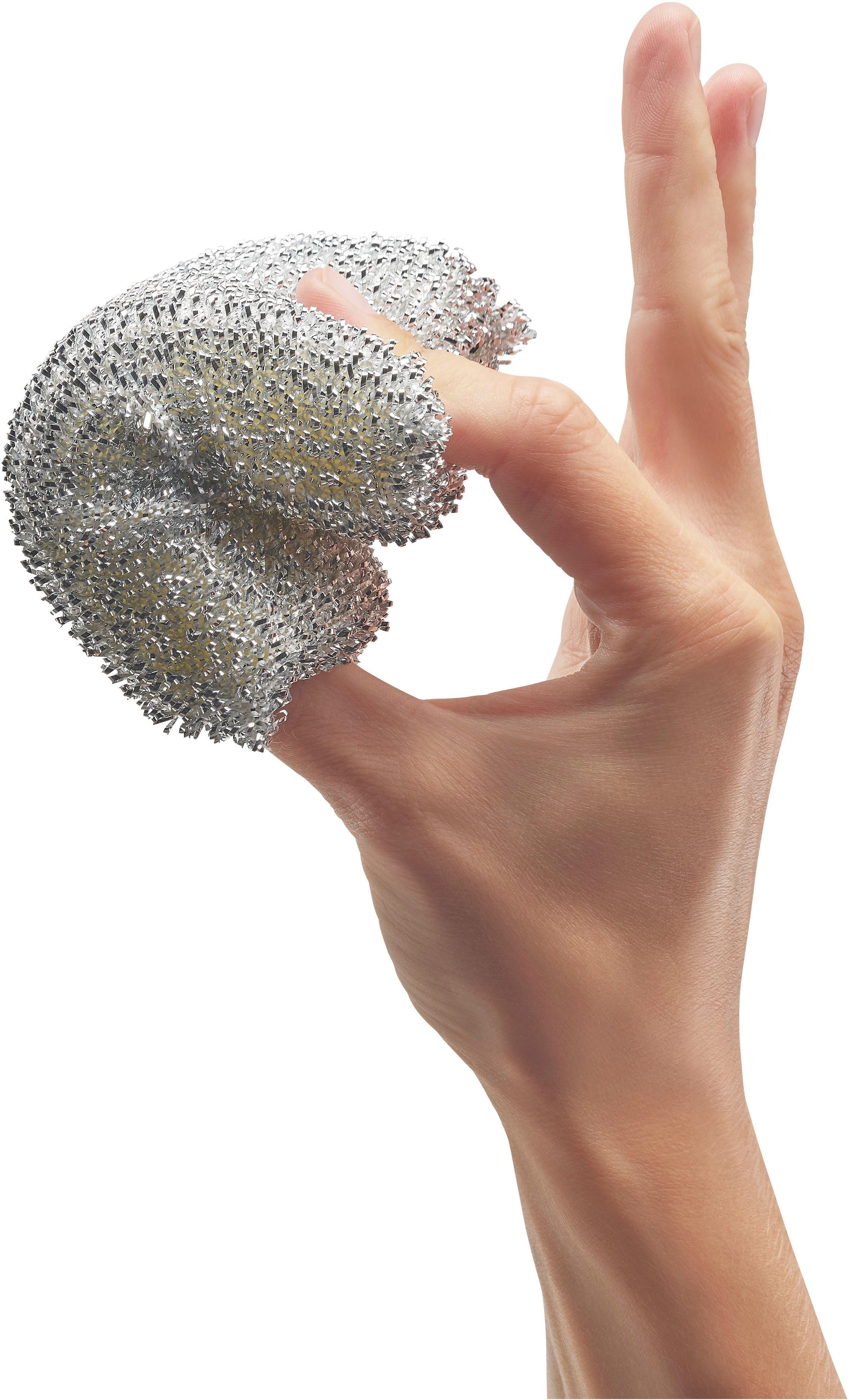 WMF Reinigungsschwamm Gourmet, 3-tlg. Set, kraftvolle und schonende Reinigung, weich und flexibel, ideale Größe