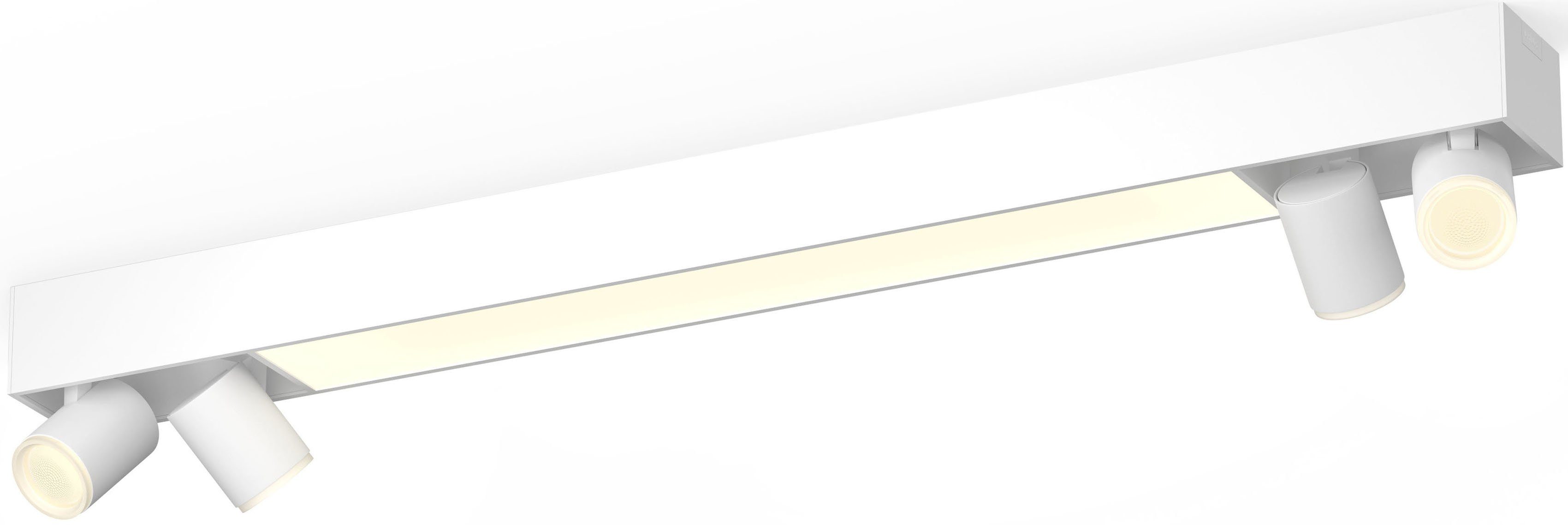 App, wechselbar, Centris, anpassbar LED Hue Lampeneinstellungen der einzeln LED mit Lampen Hue Farbwechsler, Deckenspot Individ. Philips
