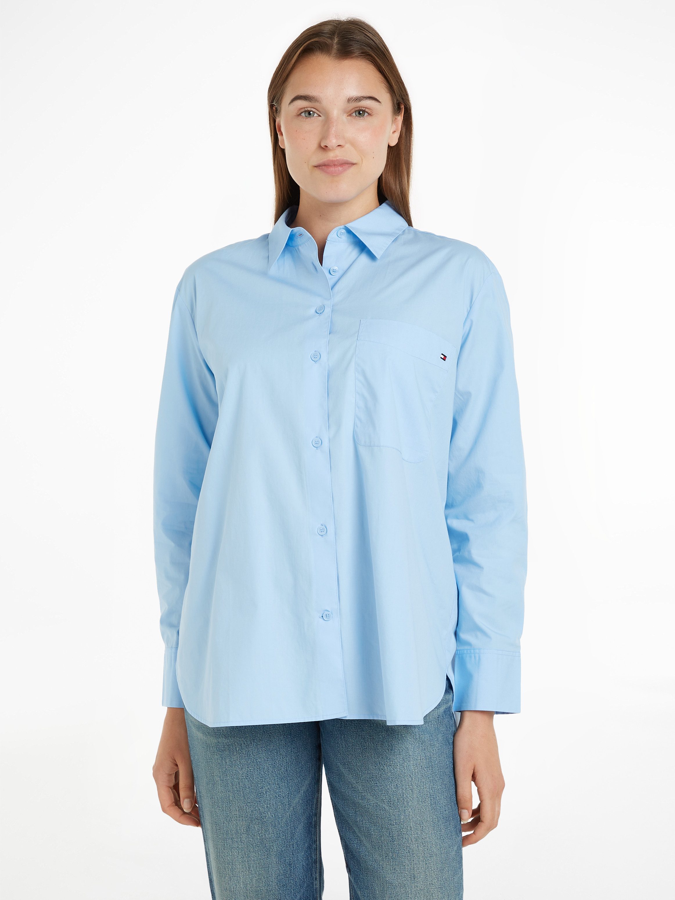Hemdbluse SOLID COTTON EASY FIT SHIRT