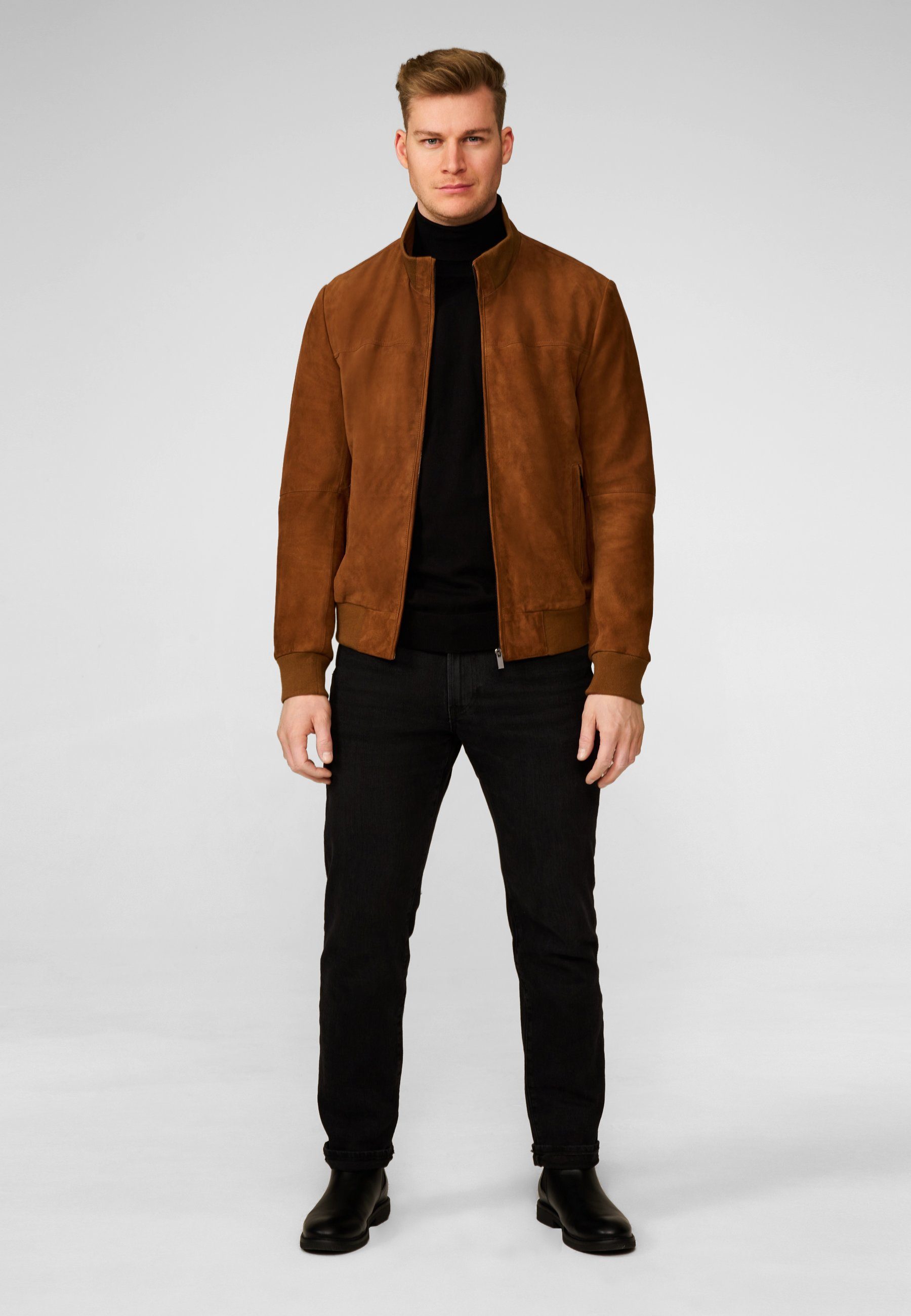 RICANO Lederjacke Henry Lederjacke aus Ziegen günstig online kaufen