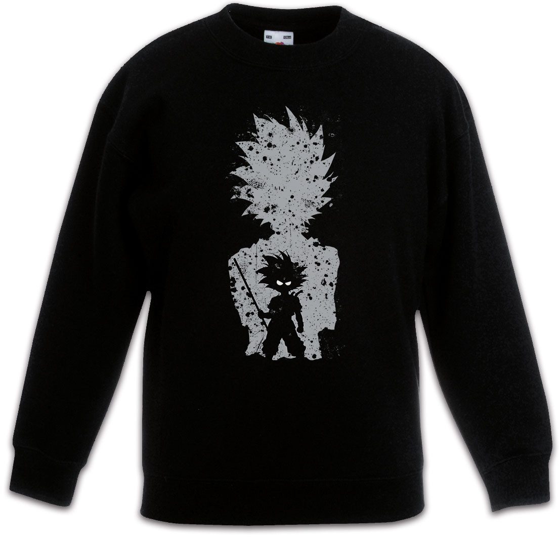 Sweatshirt Shadow Kinderpullover Super Dragon Saiya Gym Vintage Ball Karate Kung