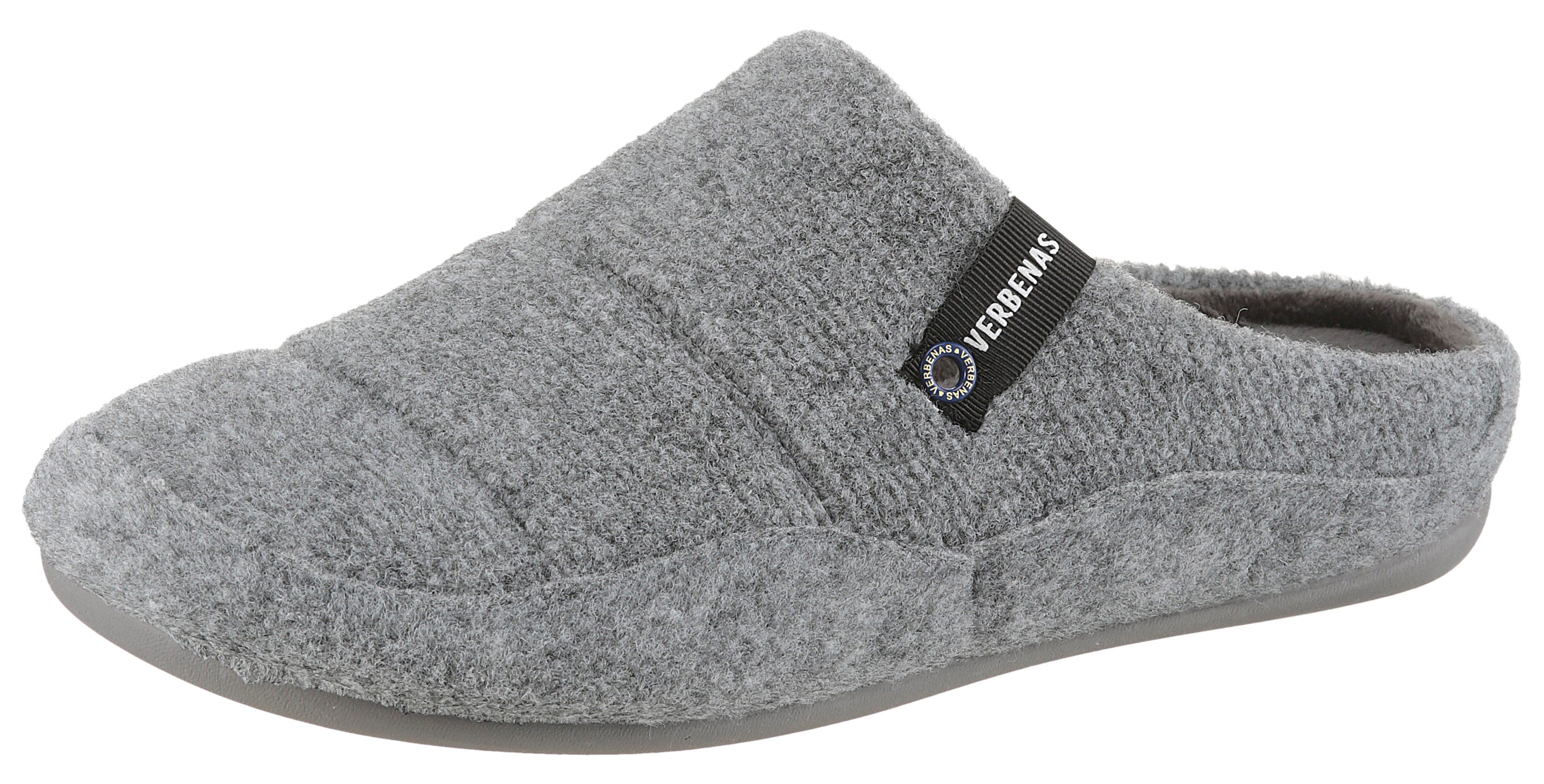 VERBENAS Earth Picos Pantoffel Hausschuh, Clog, Schlappen, Wohlfühlschuh mit Label