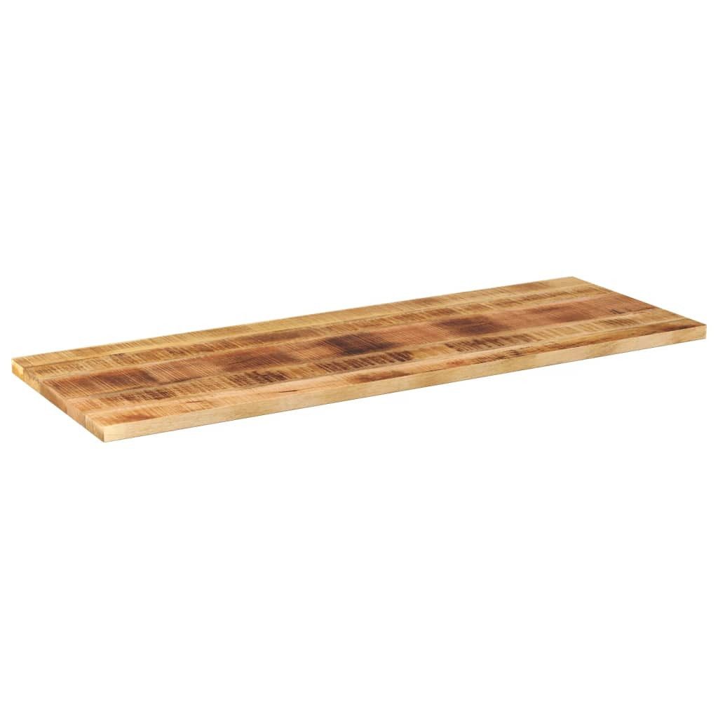 vidaXL Tischplatte Tischplatte 140x50x3,8 cm Rechteckig Raues Massivholz (1 St)