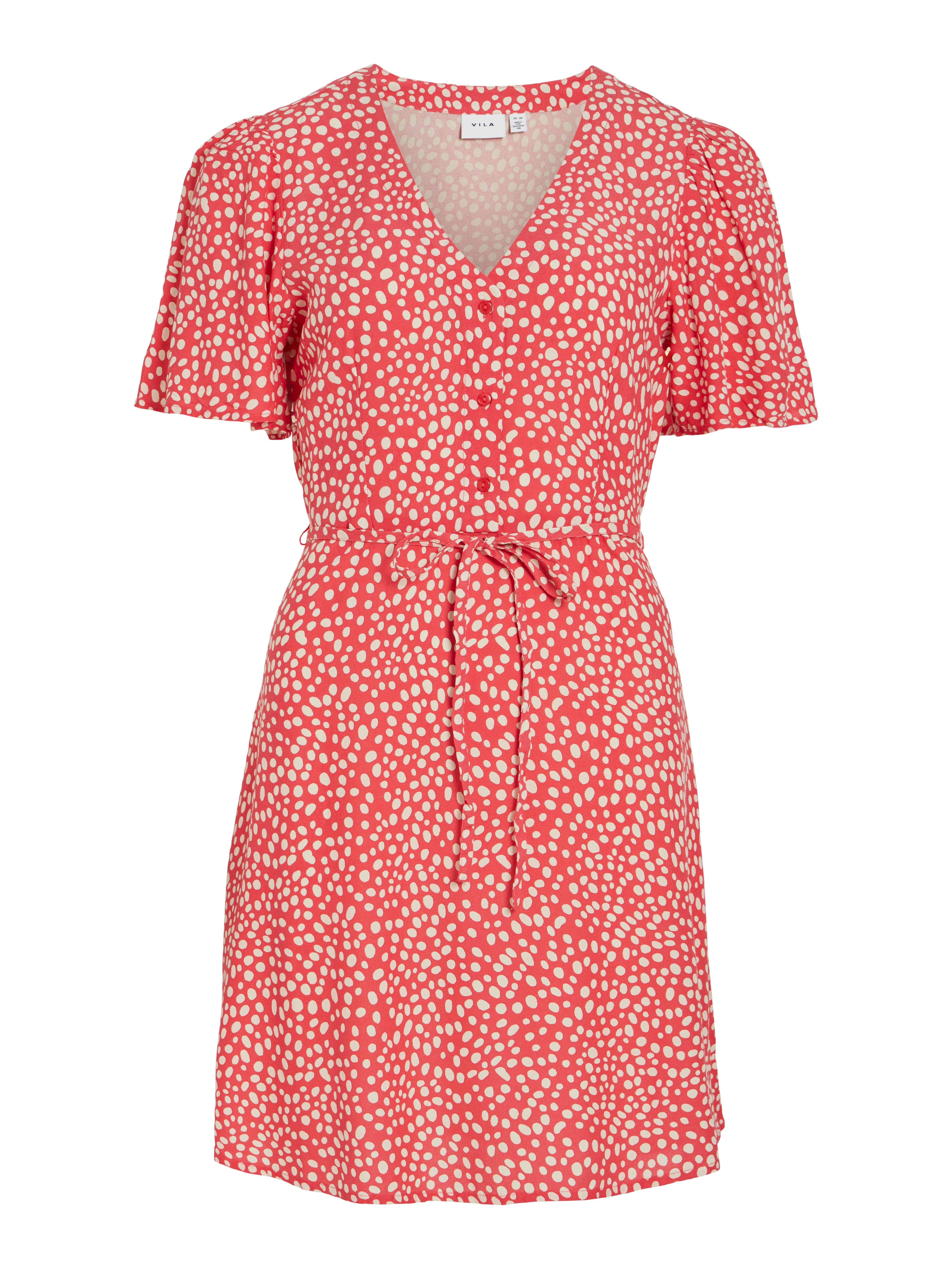 Minikleid VIGRACE V-NECK S/S SHORT DRESS - NOOS