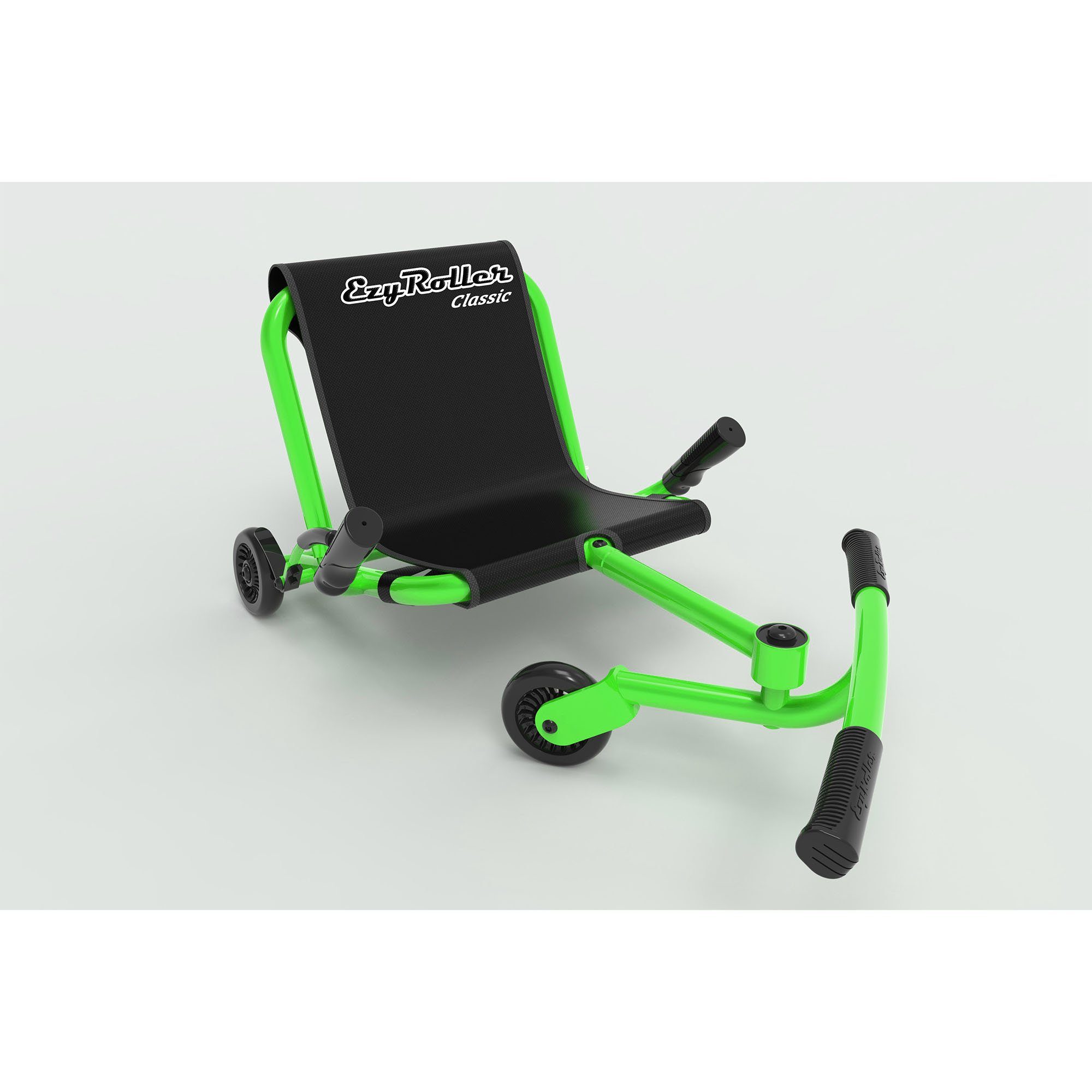 EzyRoller Dreiradscooter Classic, Kinderfahrzeug für Kinder ab 4 bis 14 Jahre Dreirad Trike Funfahrzeug grün