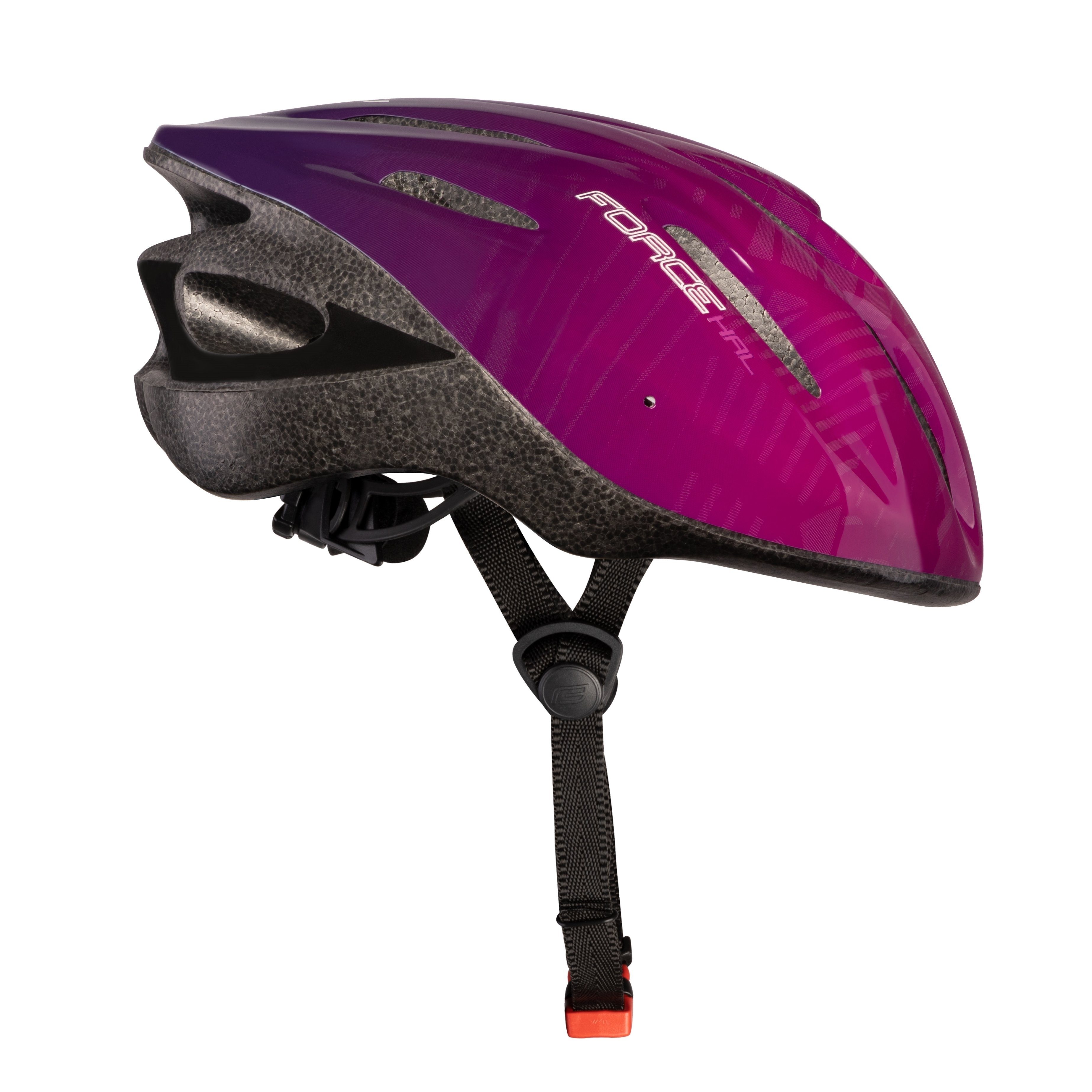 FORCE Fahrradhelm Helm FORCE HAL violett L - XL