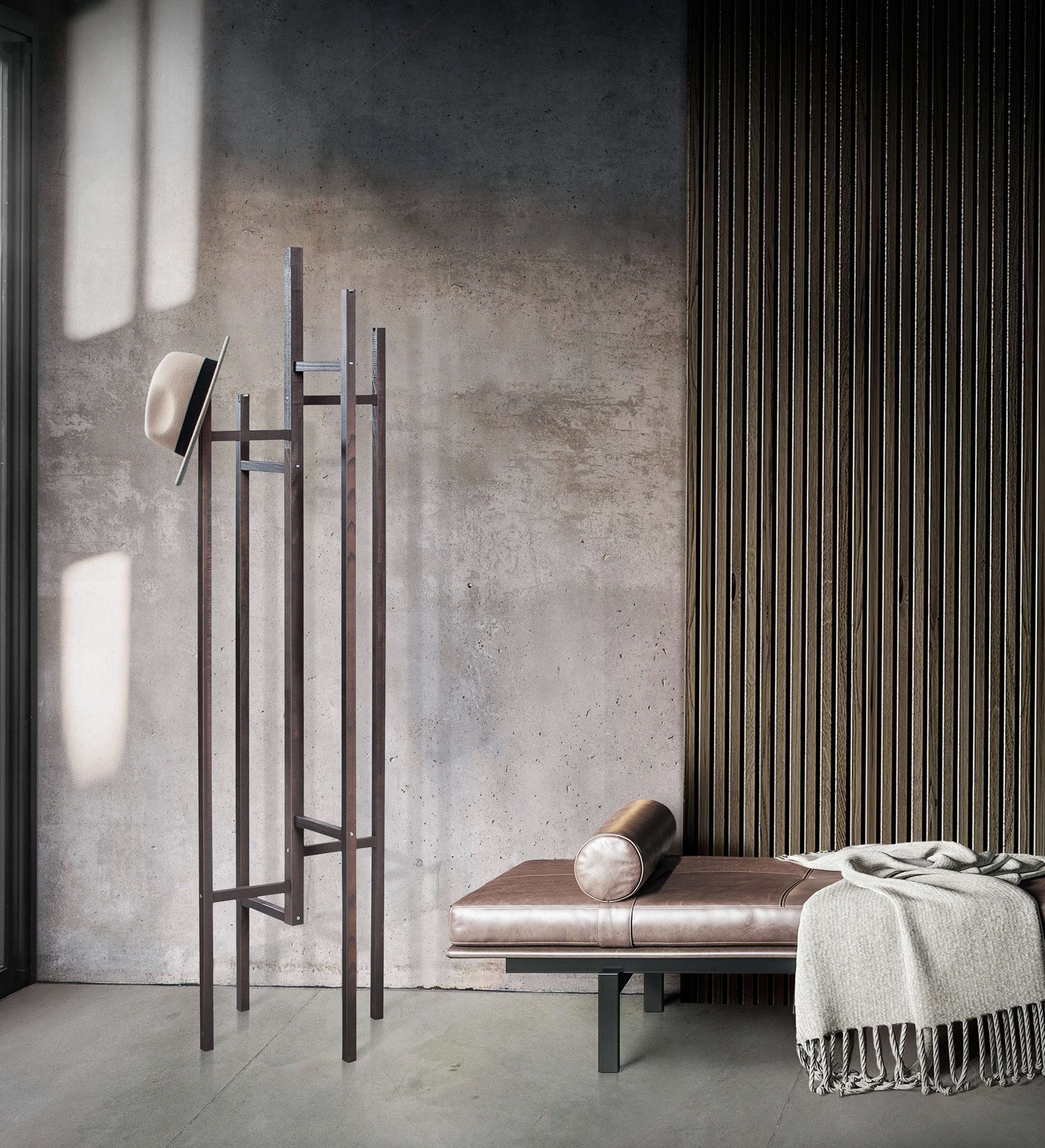 Woodman Garderobenständer Eigen, im skandinavian Design, aus keilverzinkter massiver Buche, FSC®