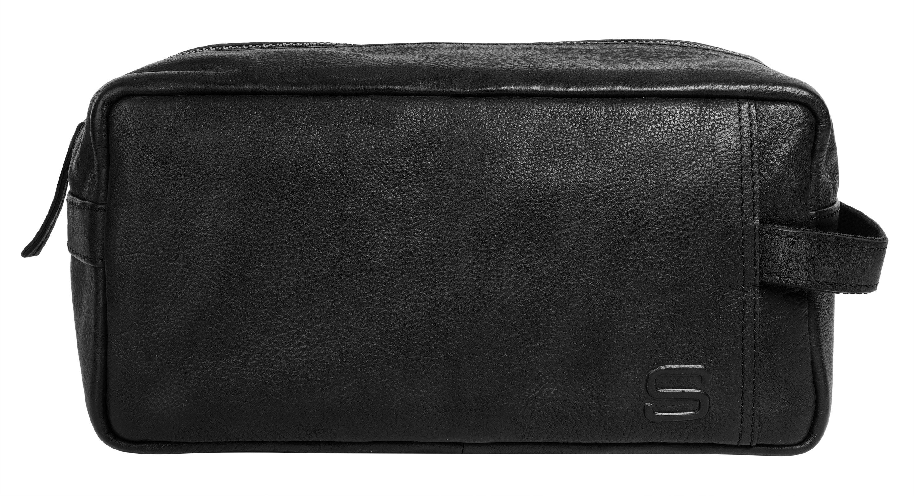 Spikes & Sparrow Kulturbeutel TOILETRY BAG, echt Leder