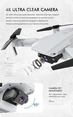 OBEST Drohne (4K, 4k HD FPV Quadcopter 2 Akkus 24-30 Min Flugzeit Mini Drone)