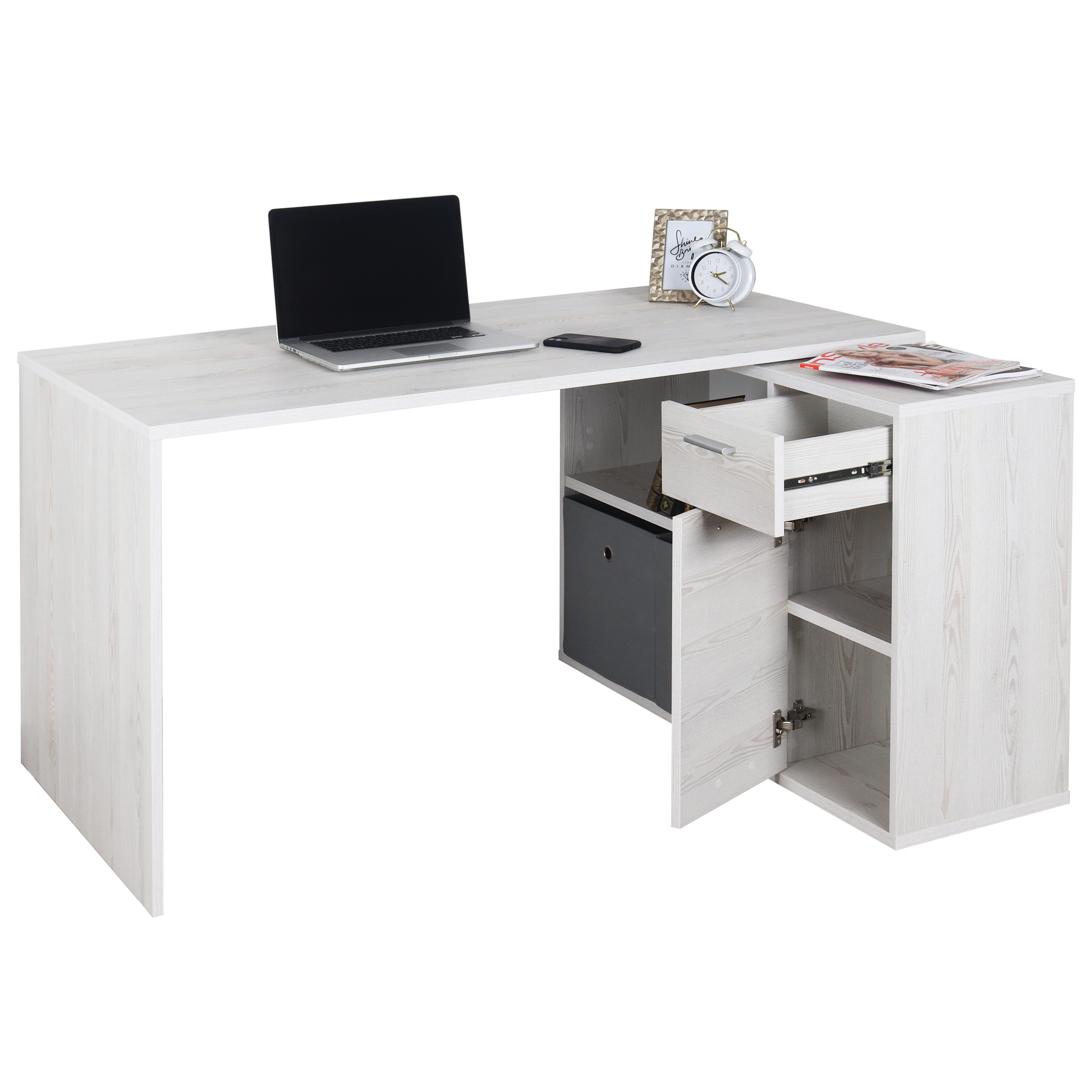 RICOO Eckschreibtisch WM083-WK, Schreibtisch Bürotisch Ecke günstig online kaufen