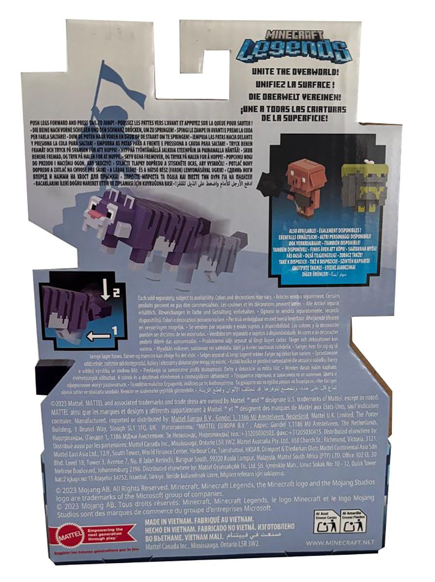 Minecraft Actionfigur Minecraft Legends Regal Tiger Säbelzahntiger mit Spru günstig online kaufen