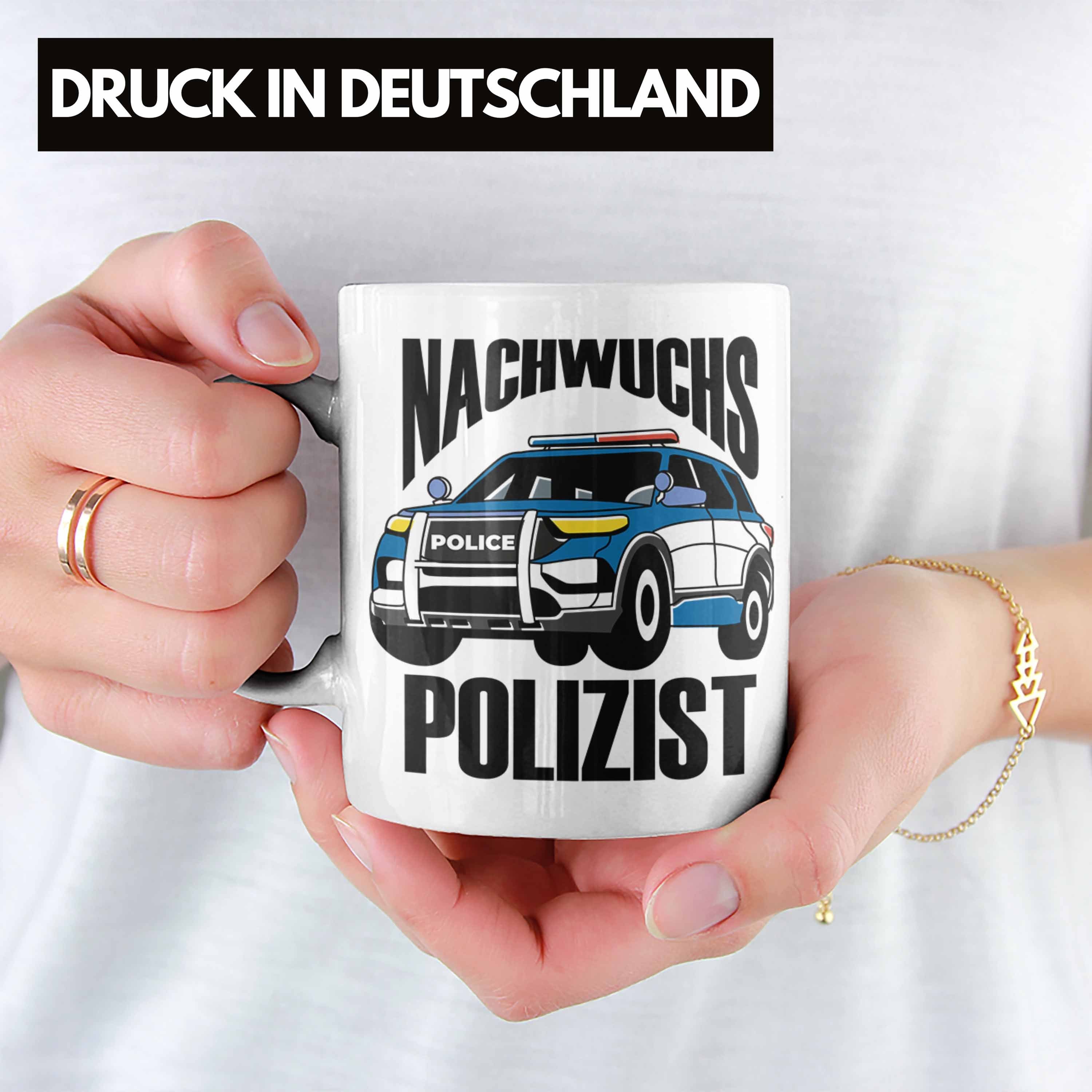 - Tasse kleine Tasse Sch Jungs Einschulung "Nachwuchs Weiss für Polizist" Trendation Geschenk