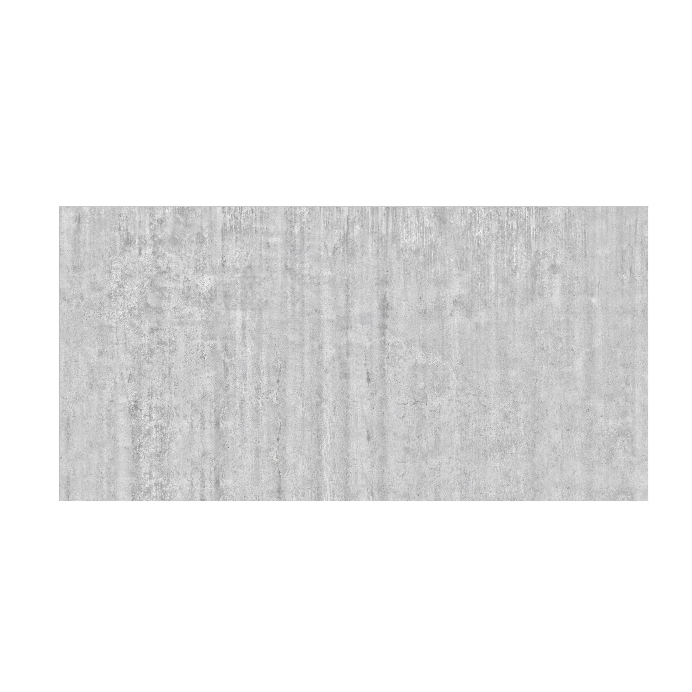 Bilderdepot24 Teppich Teppich Vinyl Flur Küche 3D Steinoptik Beton lang modern, Läufer - grau glatt, nass wischbar (Schmutz, Tierhaare) Saugroboter & Bodenheizung geeignet