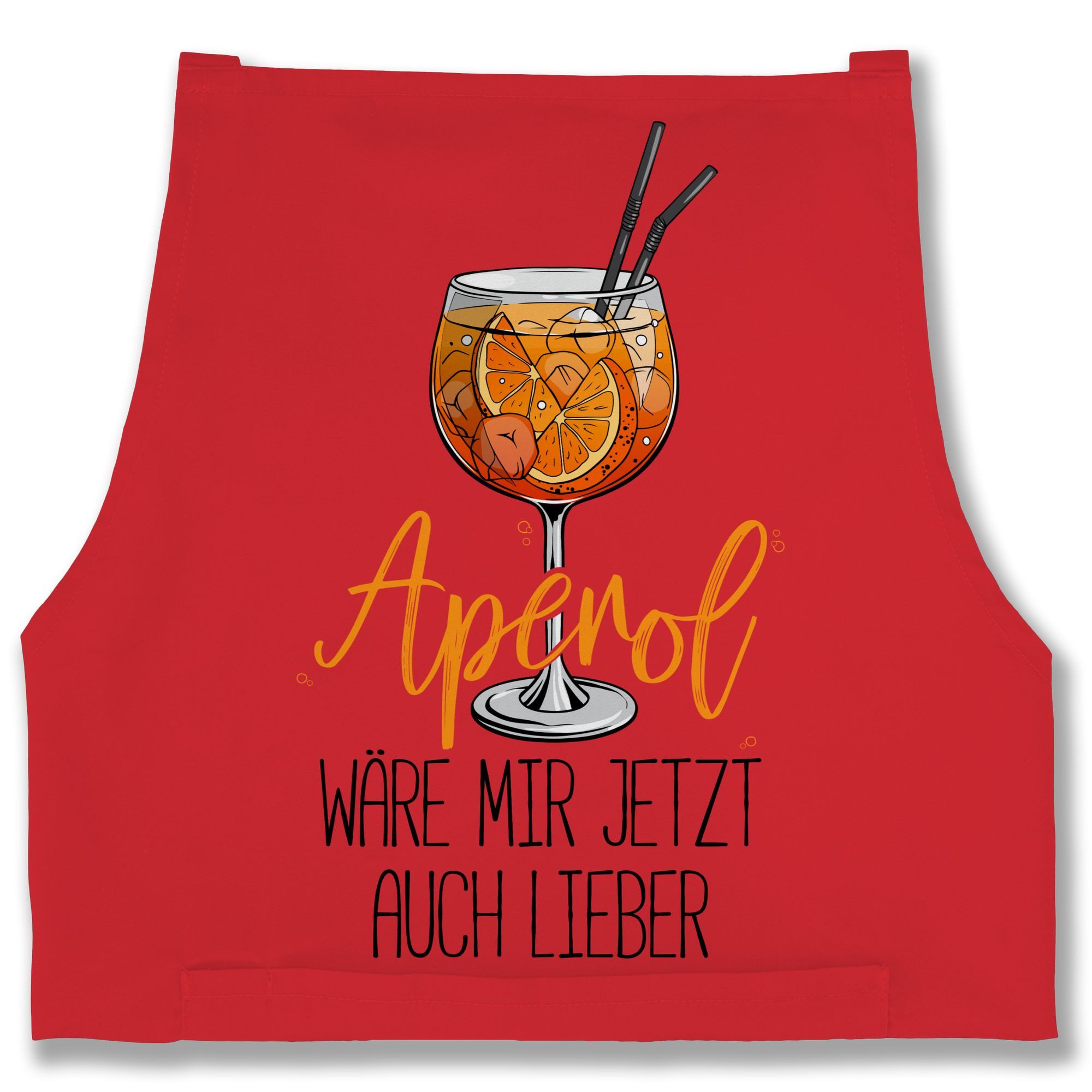 Shirtracer Kochschürze Aperol wäre mir jetzt günstig online kaufen