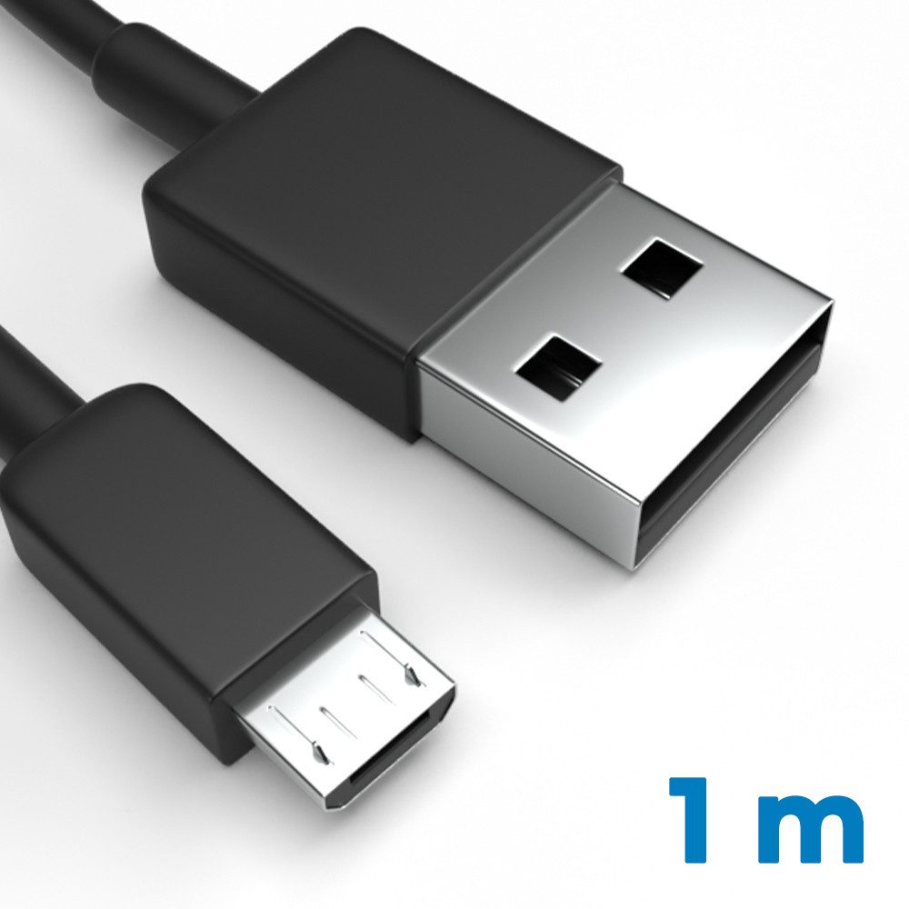 Justcom SoftBank Sharp USB-Kabel, Micro-USB, USB-A (100 cm), Schnellladekabel, Datenkabel, Handy, Tablet