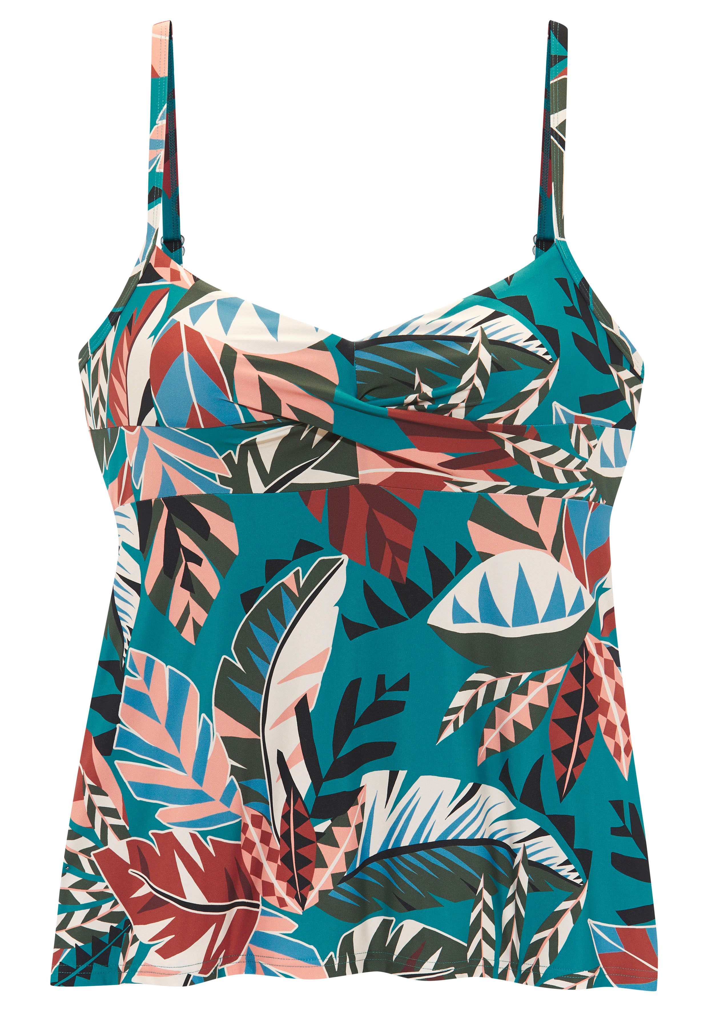 Buffalo Bügel-Tankini-Top Moana, mit modernem Allover-Print