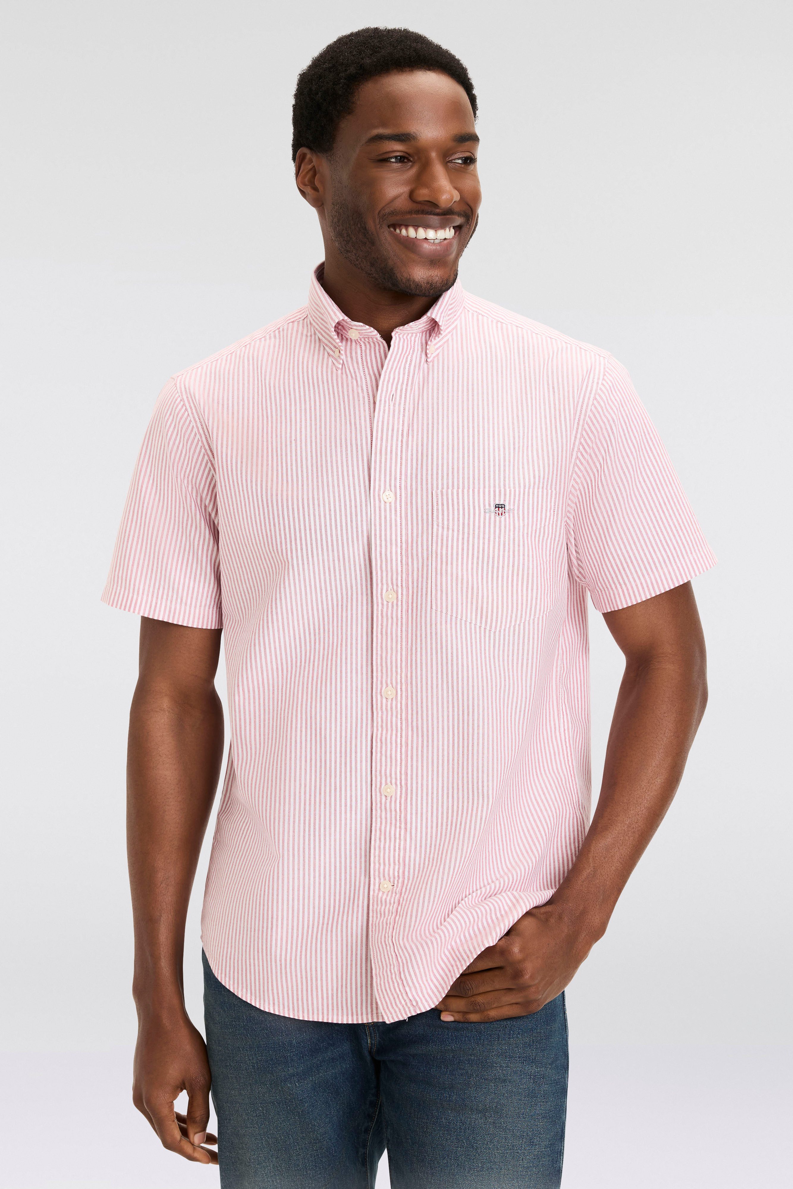 Gant Kurzarmhemd REG CLASSIC OXFORD STRIPE günstig online kaufen