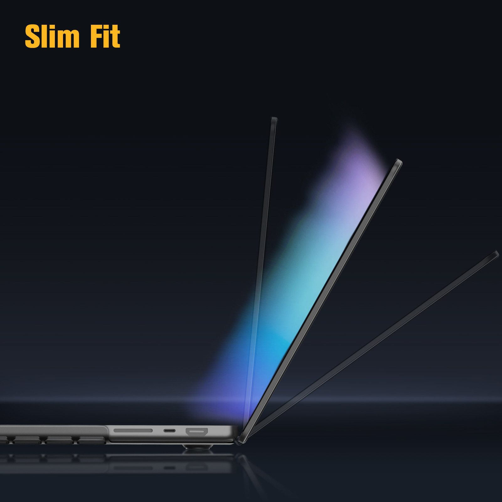 Fintie Tablet-Hülle Kompatibel mit MacBook Pro 14 Zoll M5 M4 M3 M2 M1 Pro/Max (2026-2021), A3426 A3427 A3434 A3112 A3401 A3185 A2992 A2918 A2779, Dünn Matt Case – Bild 5 von 5