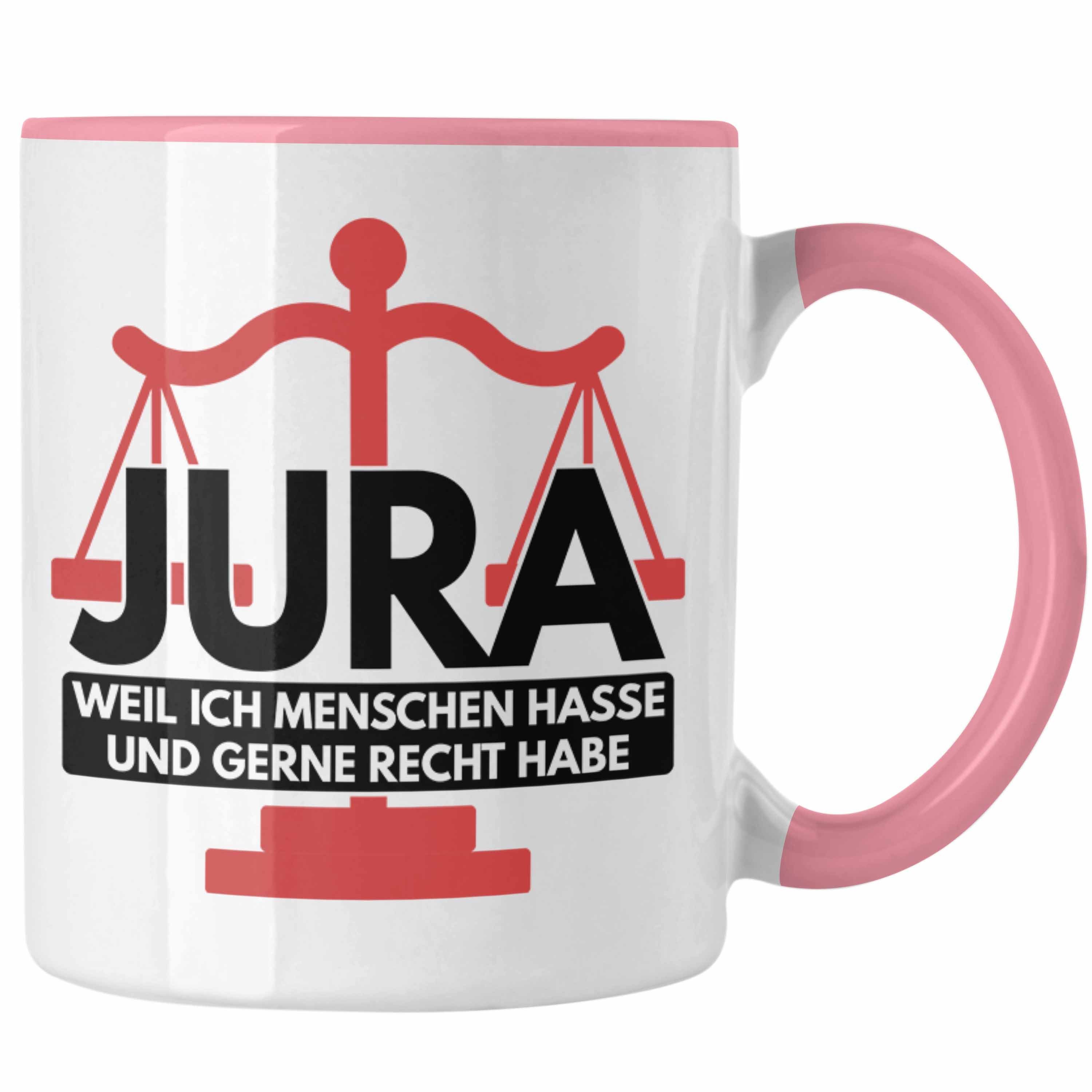 Trendation Tasse »Trendation - Jura Tasse Geschenk Spruch Jurist  Geschenkidee Anwalt Jura-Studium Lustige Sprüche Weil Ich Menschen Hasse«  online kaufen | OTTO