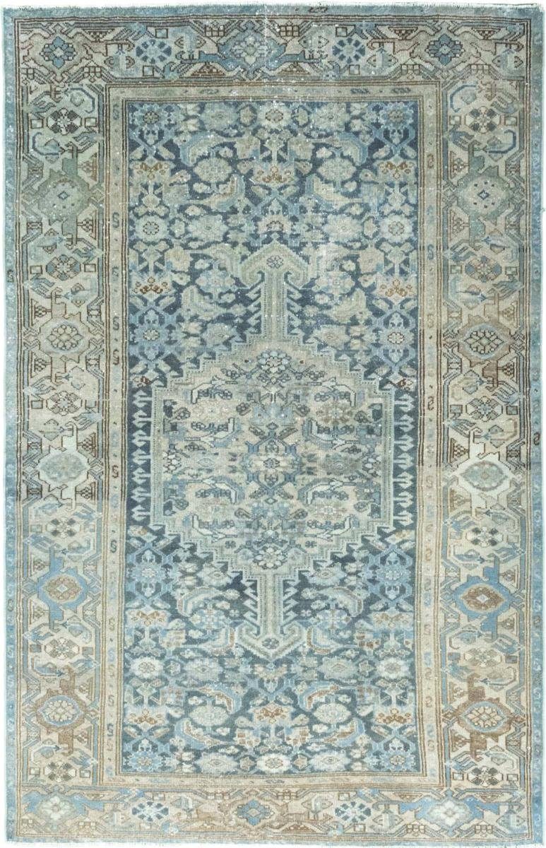 Orientteppich Hamadan 123x198 Handgeknüpfter Orientteppich / Perserteppich, Nain Trading, rechteckig, Höhe: 8 mm