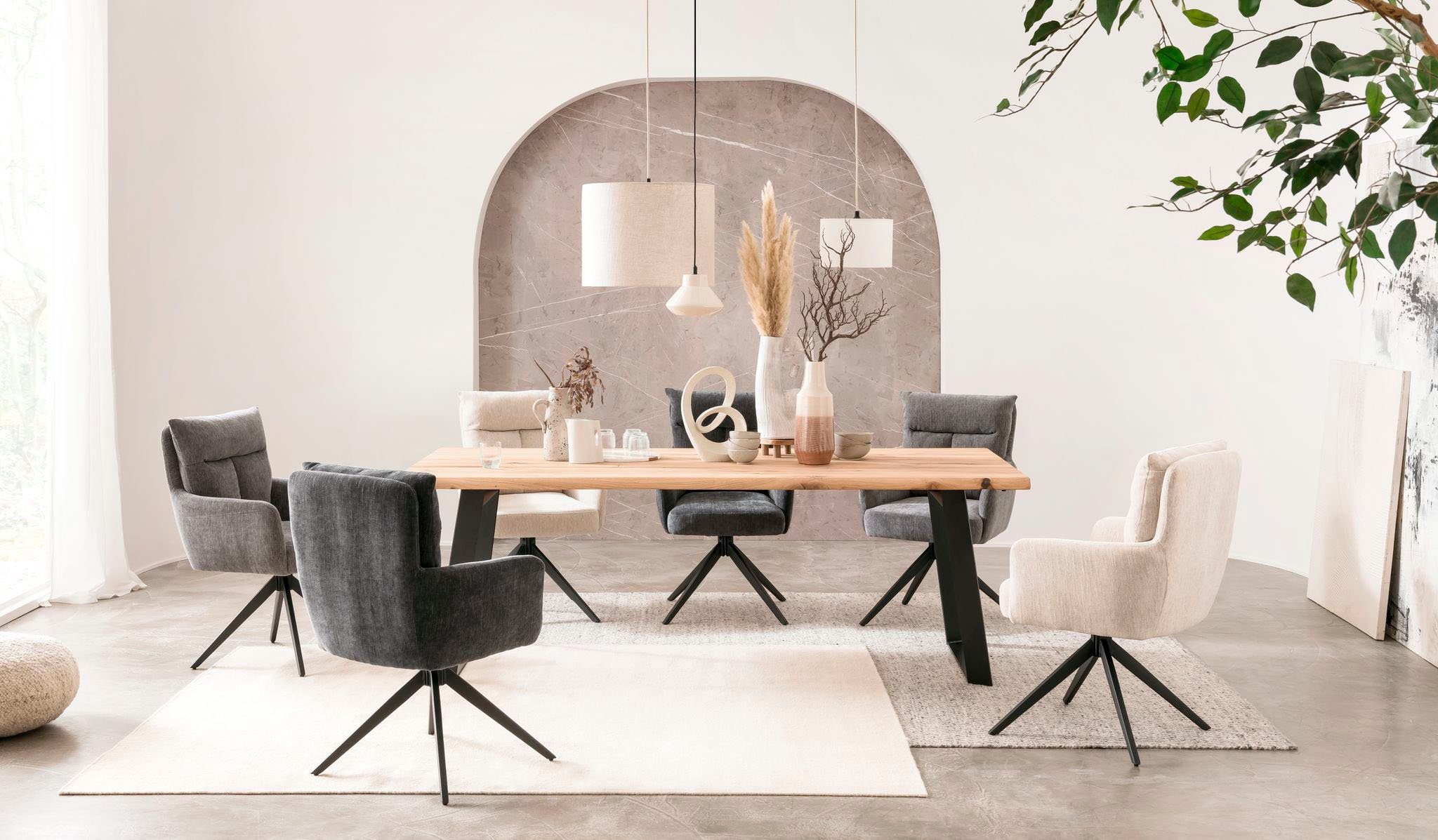 Home affaire Esstisch Hudson, erweiterbar durch Ansteckplatte Hudson