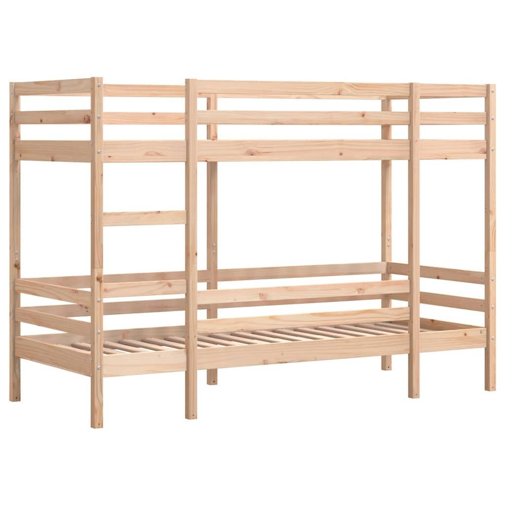 Bett Etagenbett ohne Matratze 90x200 cm Massivholz Kiefer