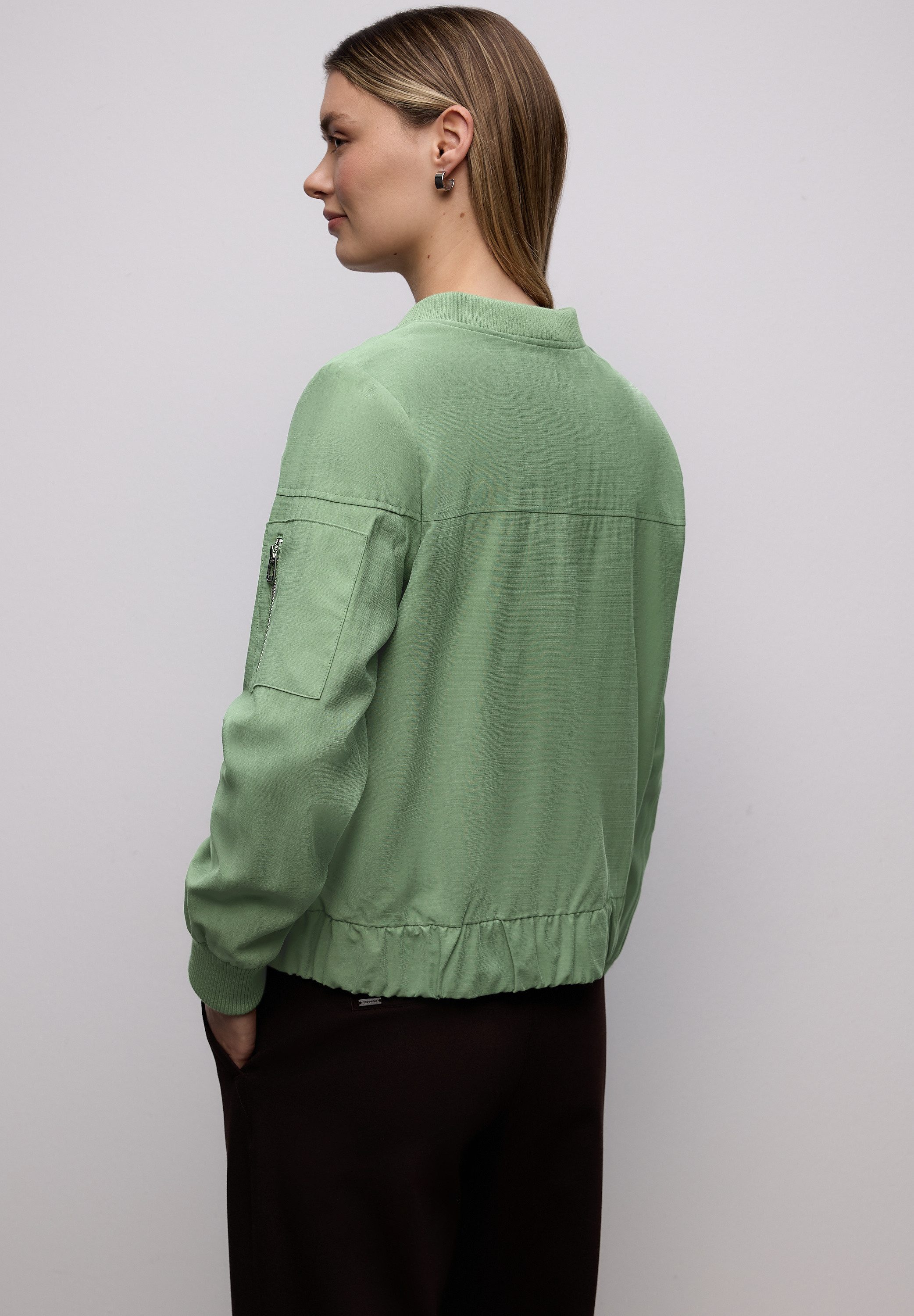 STREET ONE Blouson mit Rundhalsausschnitt