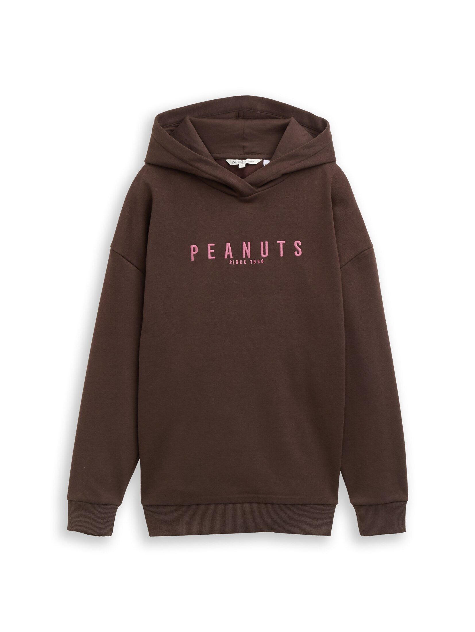 TOM TAILOR Denim Sweatshirt Strick & Sweatshirts Hoodie Sweatshirt mit Snoopy-Rückenprint