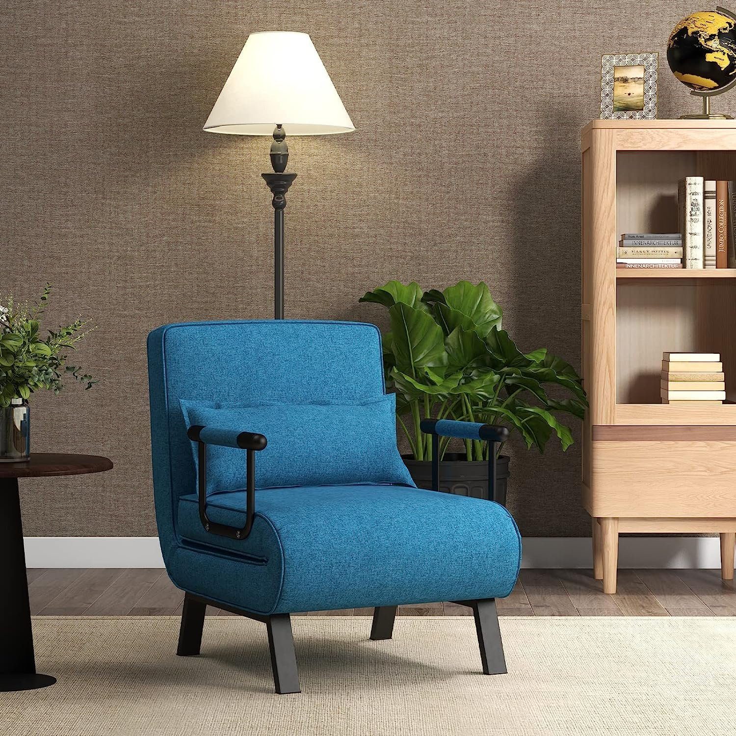 KOMFOTTEU Schlafsofa Schlafsessel, mit 6-Fach verstellbare günstig online kaufen
