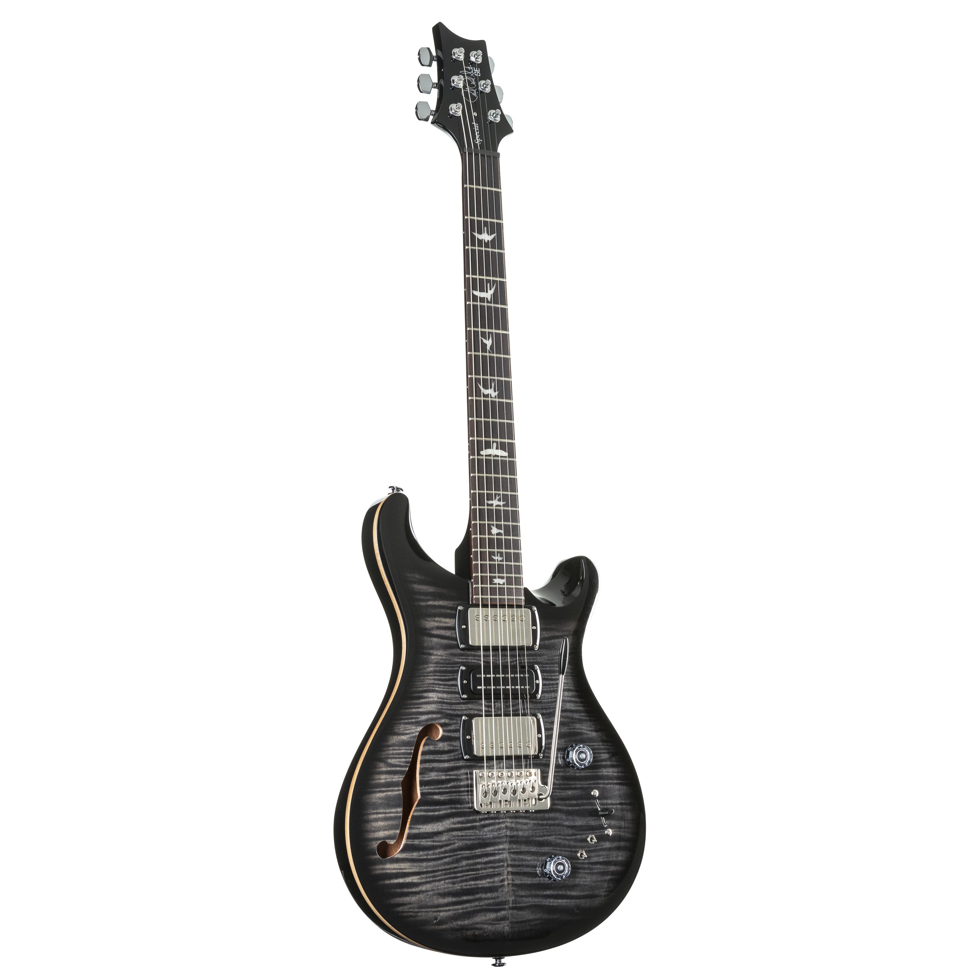 PRS E-Gitarre, E-Gitarren, PRS-Modelle, SE Special Semi-Hollow Charcoal Burst - E-Gitarre