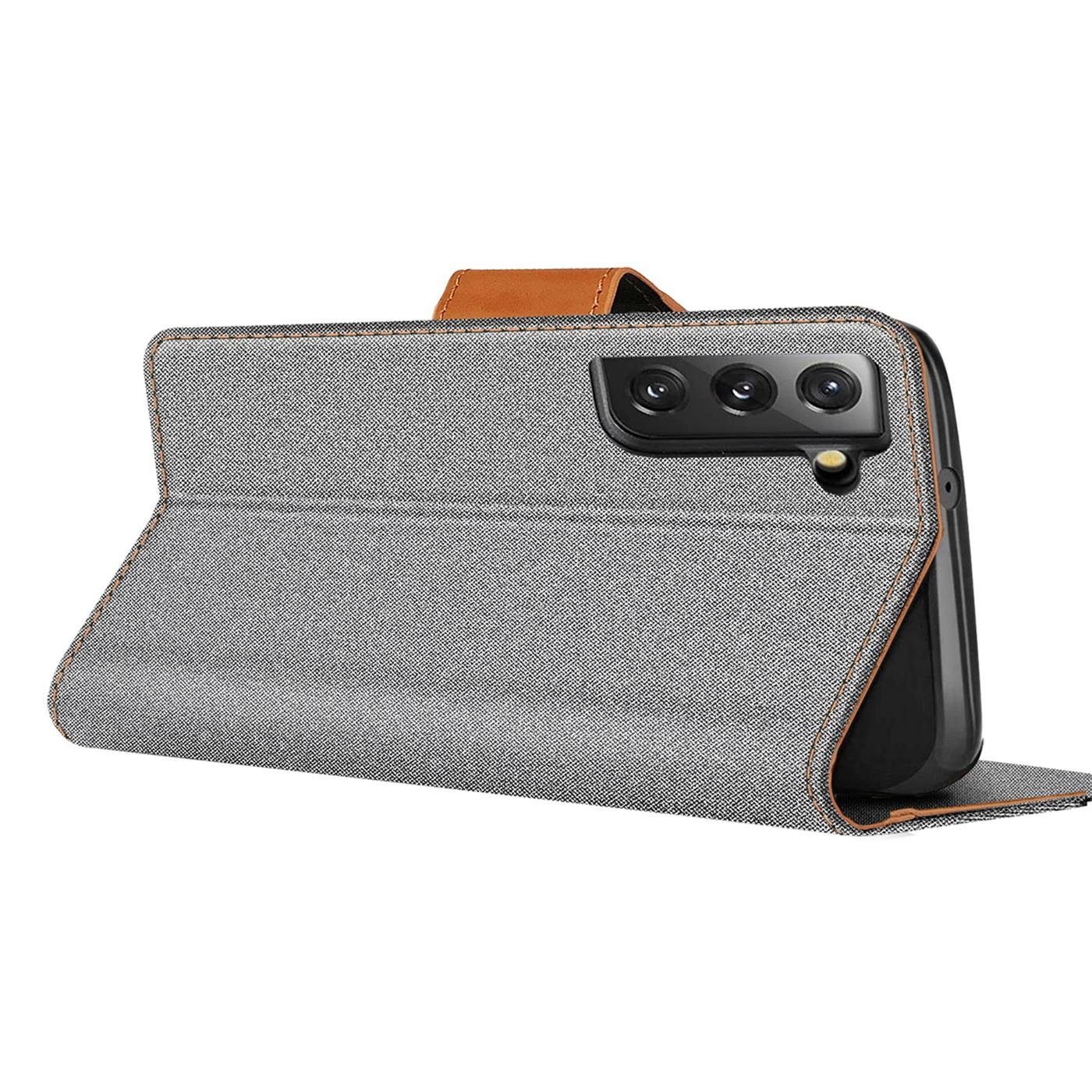 CoolGadget Handyhülle Flip Case Wallet Cover Book Tasche für Samsung Galaxy S23 6,1 Zoll, Handy Tasche mit Kartenfach Book Schutzhülle – Bild 5 von 5