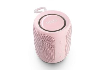 Vieta Pro #GROOVE Bluetooth-Lautsprecher (Bluetooth, mit Sprachsteuerung, sehr kompakt, großartige Klangqualität mit bis zu 20 W, integriertes Mikrofon zur Annahme von Anrufen, Lichtsystem mit drei verschiedenen Modi)