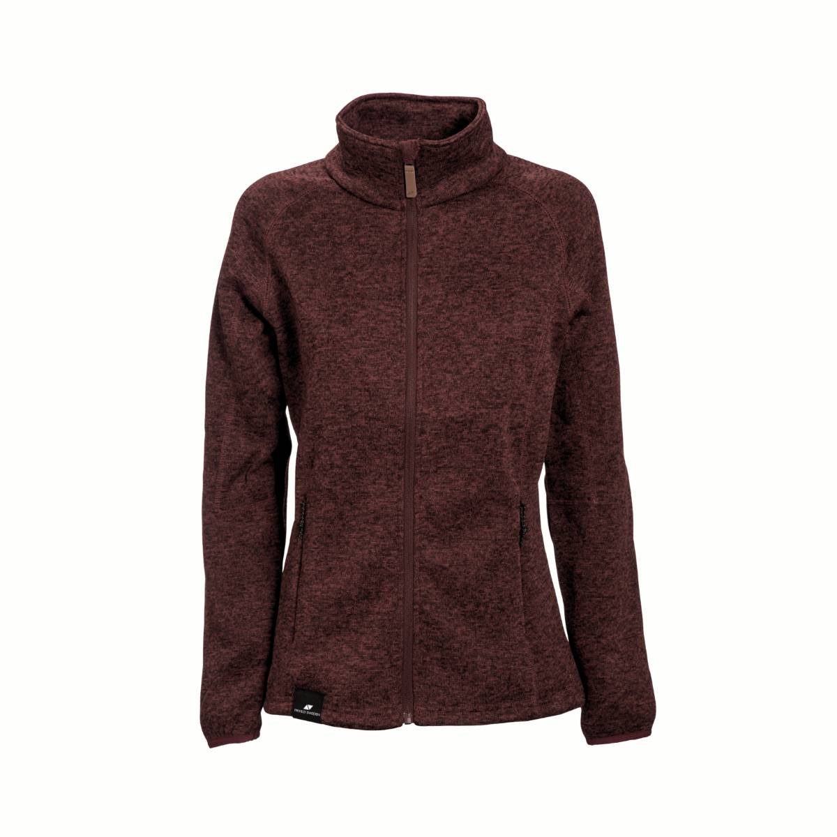 Frivild Strickfleecejacke mit Teddy-Fleece Stehkragen, Innenfutter aus Tedd günstig online kaufen