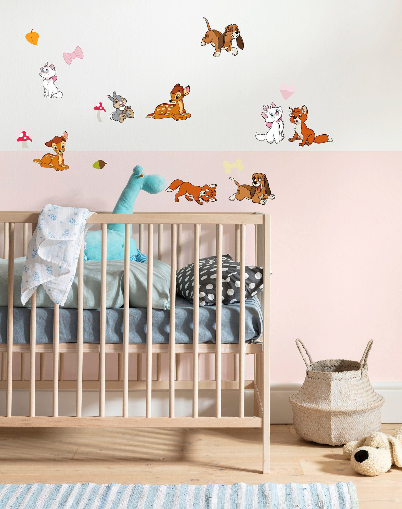 Komar Wandtattoo Playful Kindergarten - Größe 50 x 70 cm (16 St), Künstler: Komar, selbstklebend, Wandsticker, Kinderzimmer