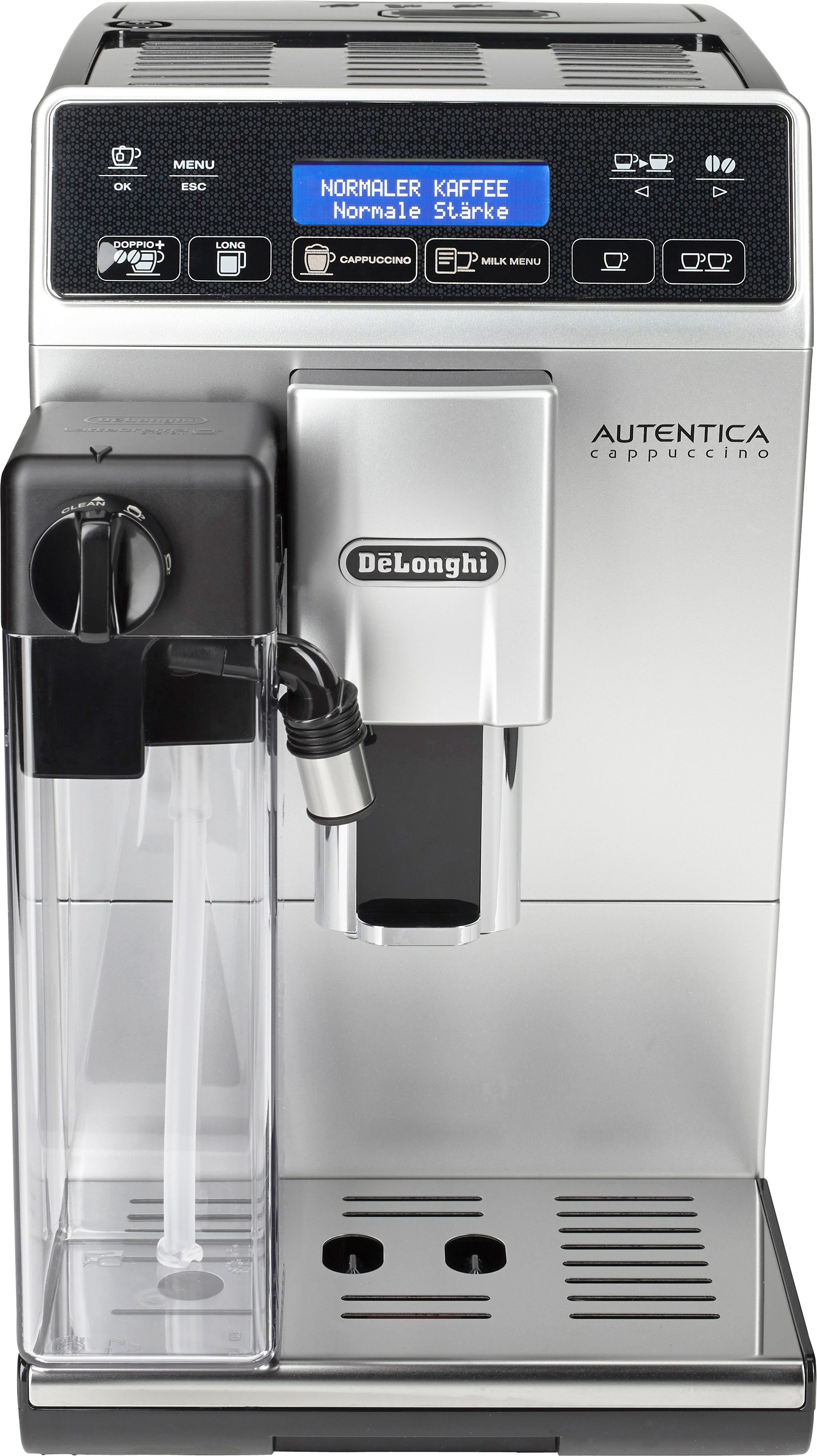 De'Longhi Kaffeevollautomat Autentica Cappuccino ETAM29.660.SB - Superkompakt - nur 19,5 cm breit, LatteCremaMilchsystem, Kegelmahlwerk 13-stufig, automatische  – Bild 4 von 5