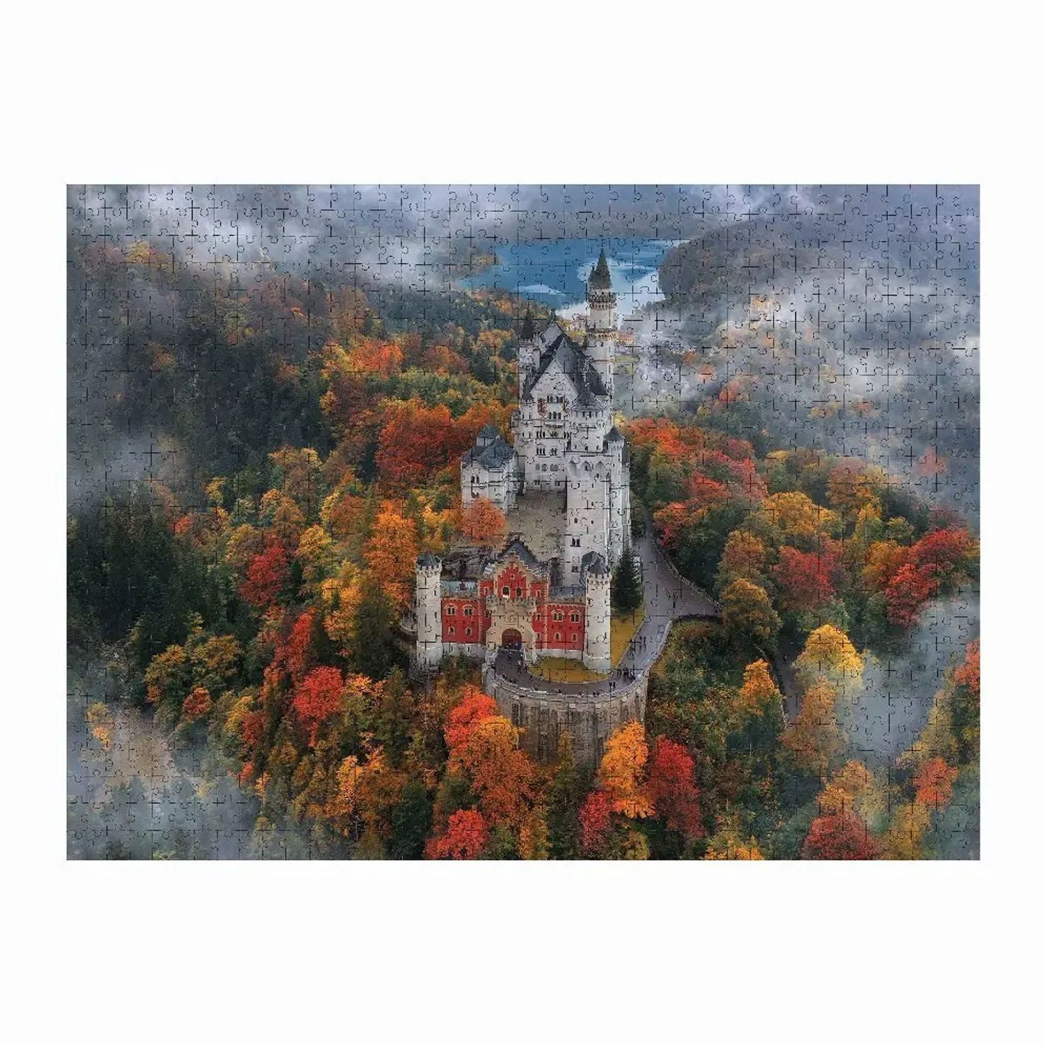 ambassador Puzzle Schloss Neuschwanstein 1000 Teile (Sebastien Nagy), 1000 Puzzleteile